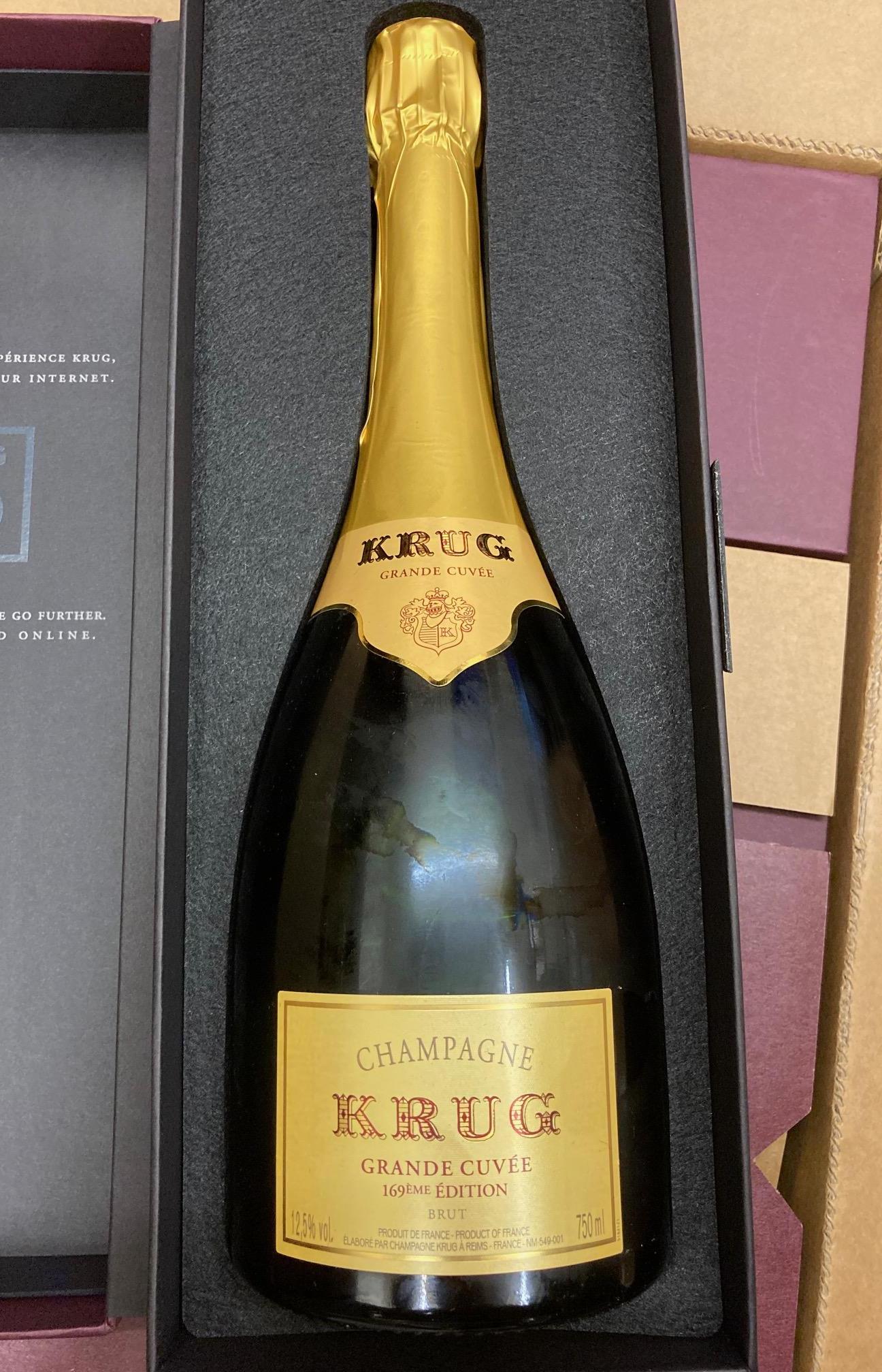 1 bottle Krug champagne, grande cuvee, boxed Image