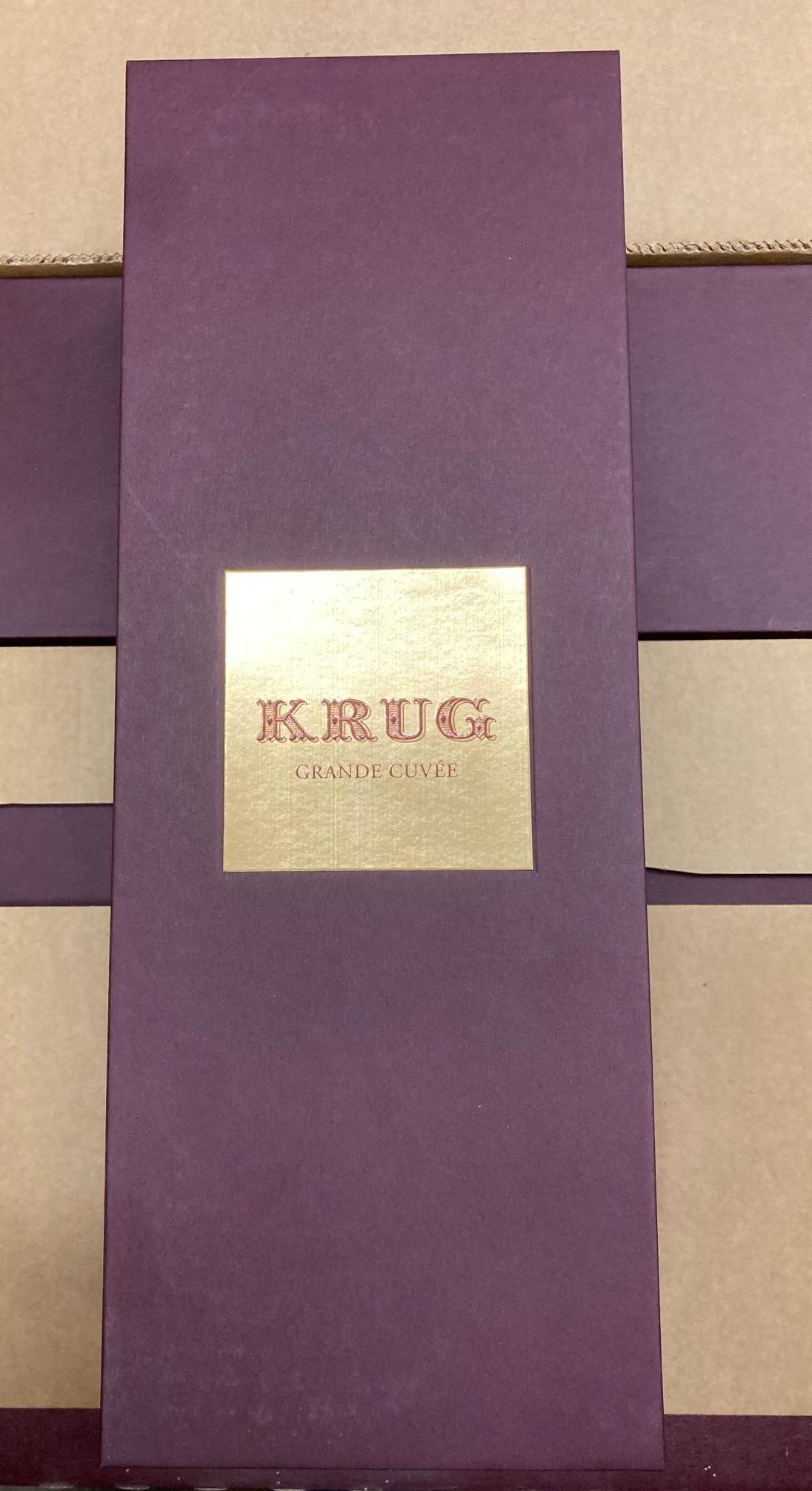 1 bottle Krug champagne, grande cuvee, boxed Image