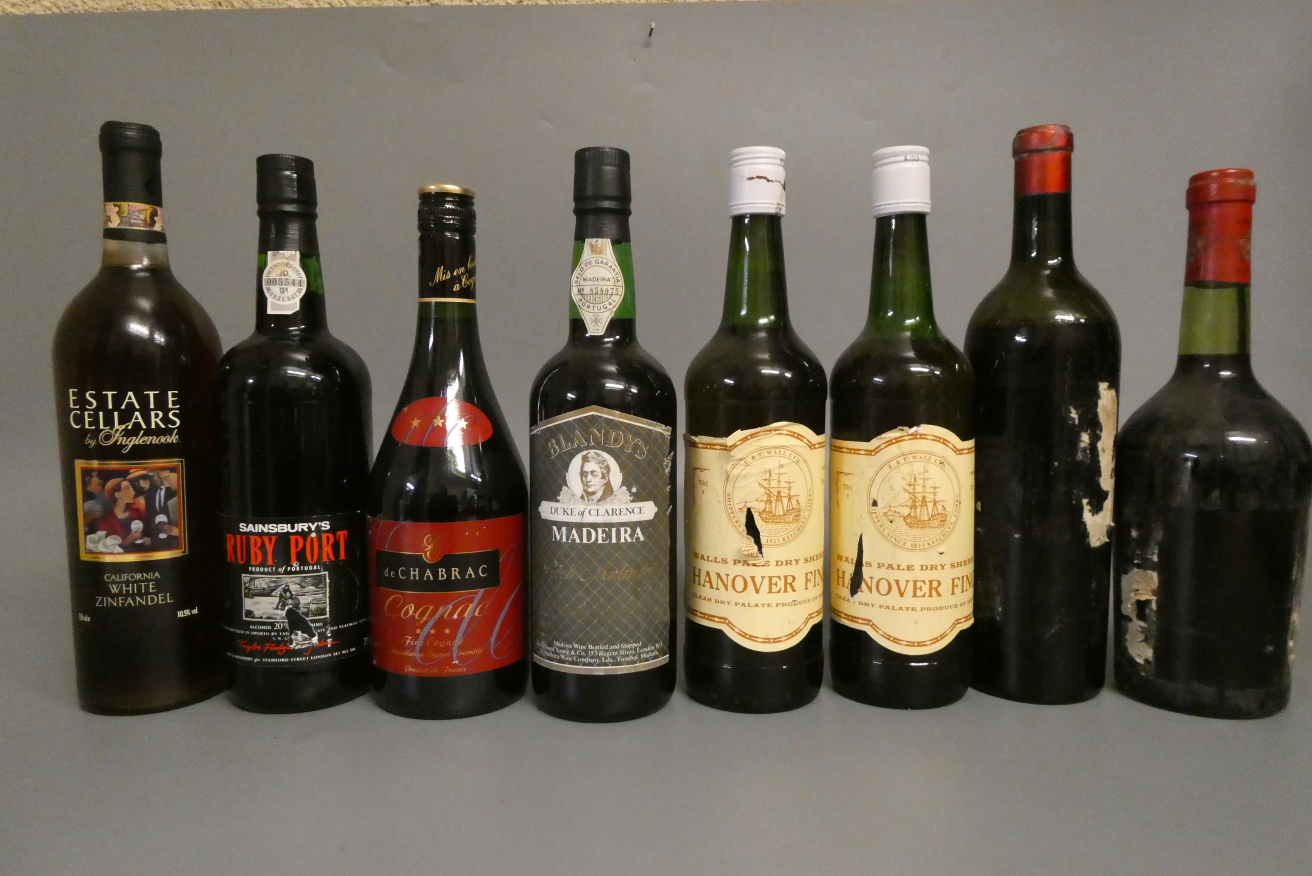 8 bottles of alcohol Image