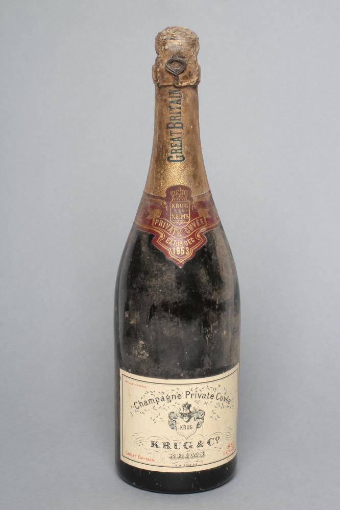 1 bottle Krug, 1953, champagne, private cuvee, extra sec (Est. plus 24% premium inc. VAT) Image
