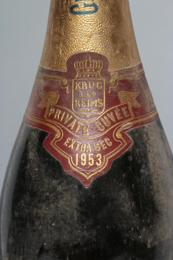 1 bottle Krug, 1953, champagne, private cuvee, extra sec (Est. plus 24% premium inc. VAT) Image