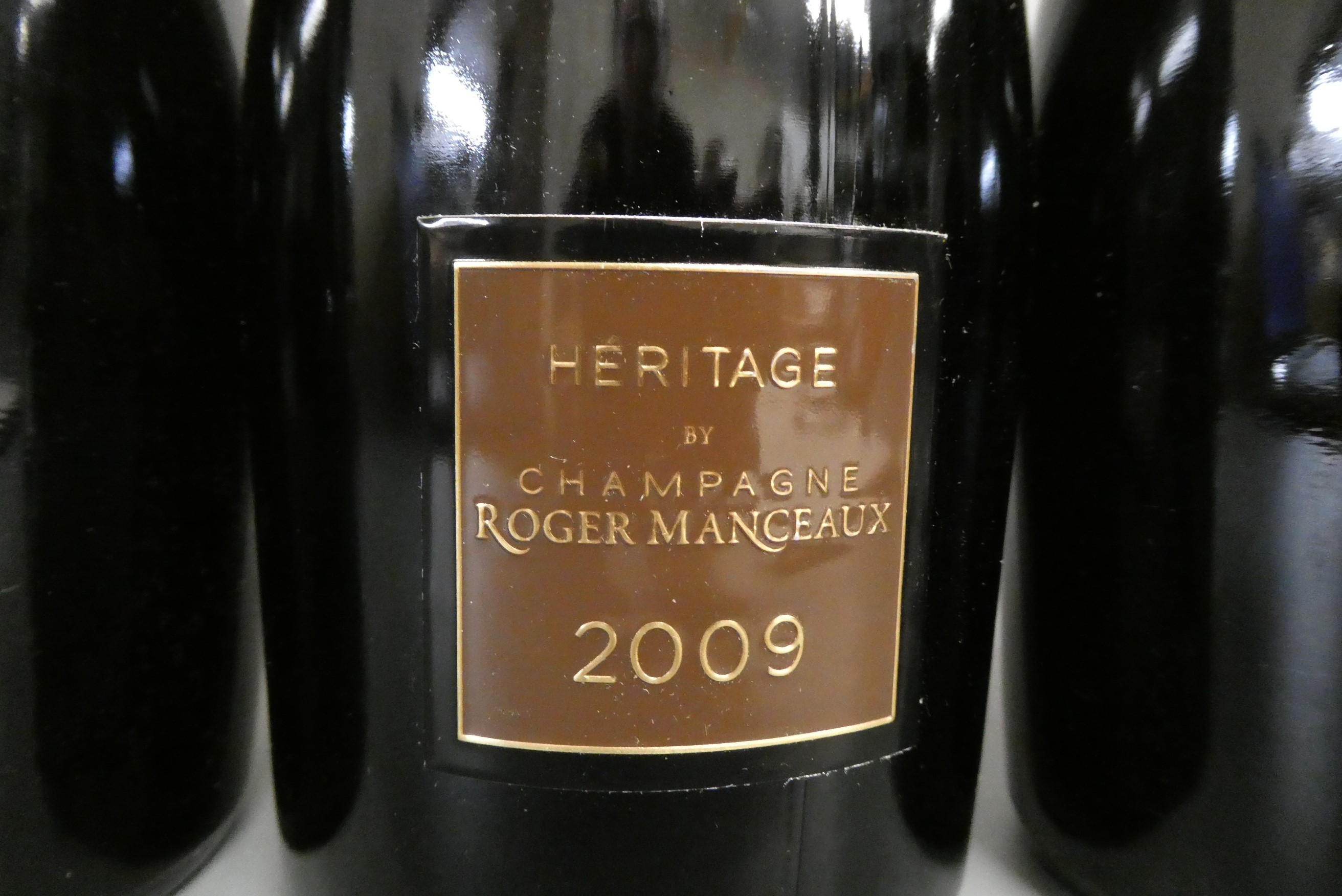 4 bottles 2009 Heritage champagne, Roger Manceaux, premier cru (Est. plus 24% premium inc. VAT) Image