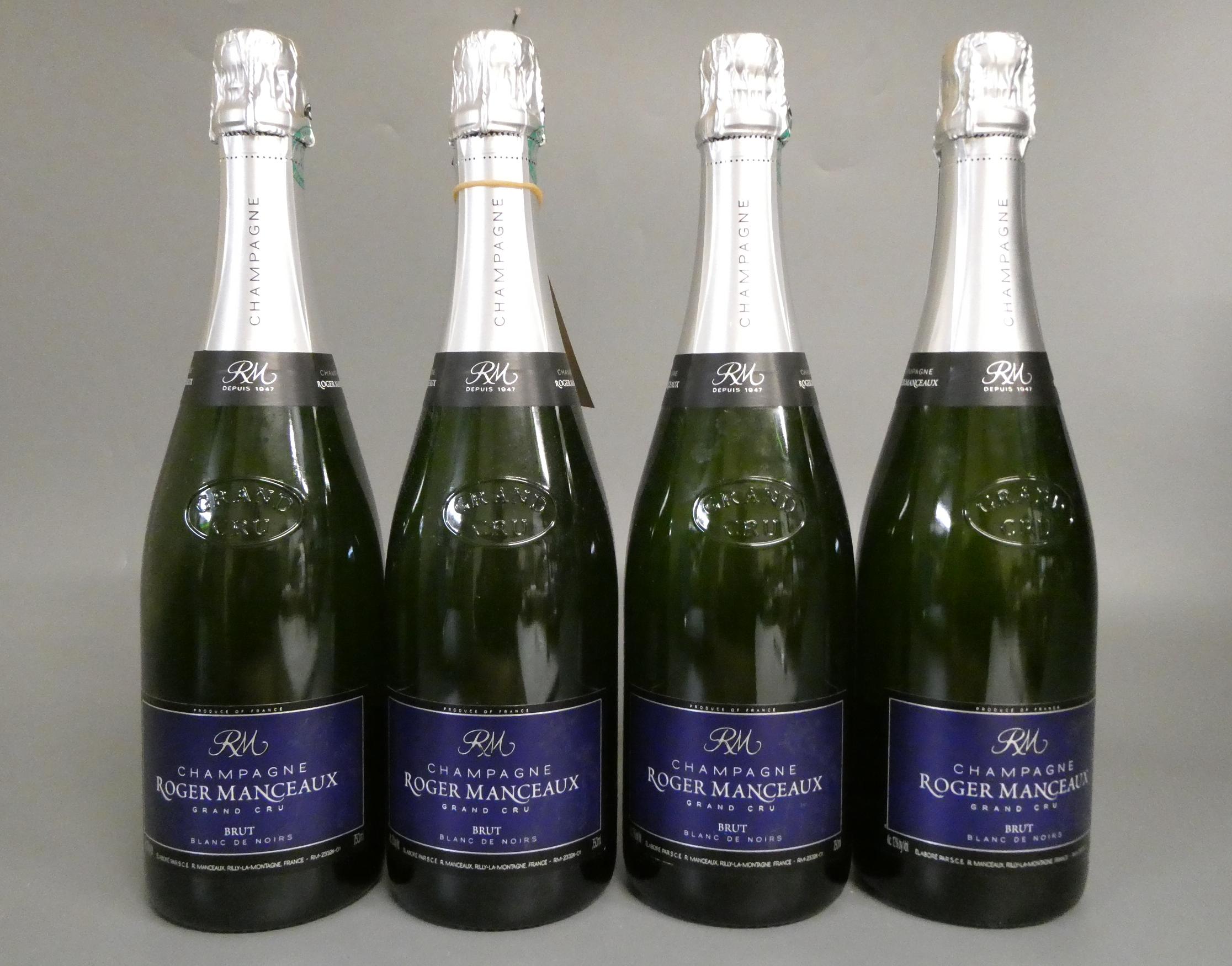 4 bottles Roger Manceaux, blanc de noirs, grand cru (Est. plus 24% premium inc. VAT) Image