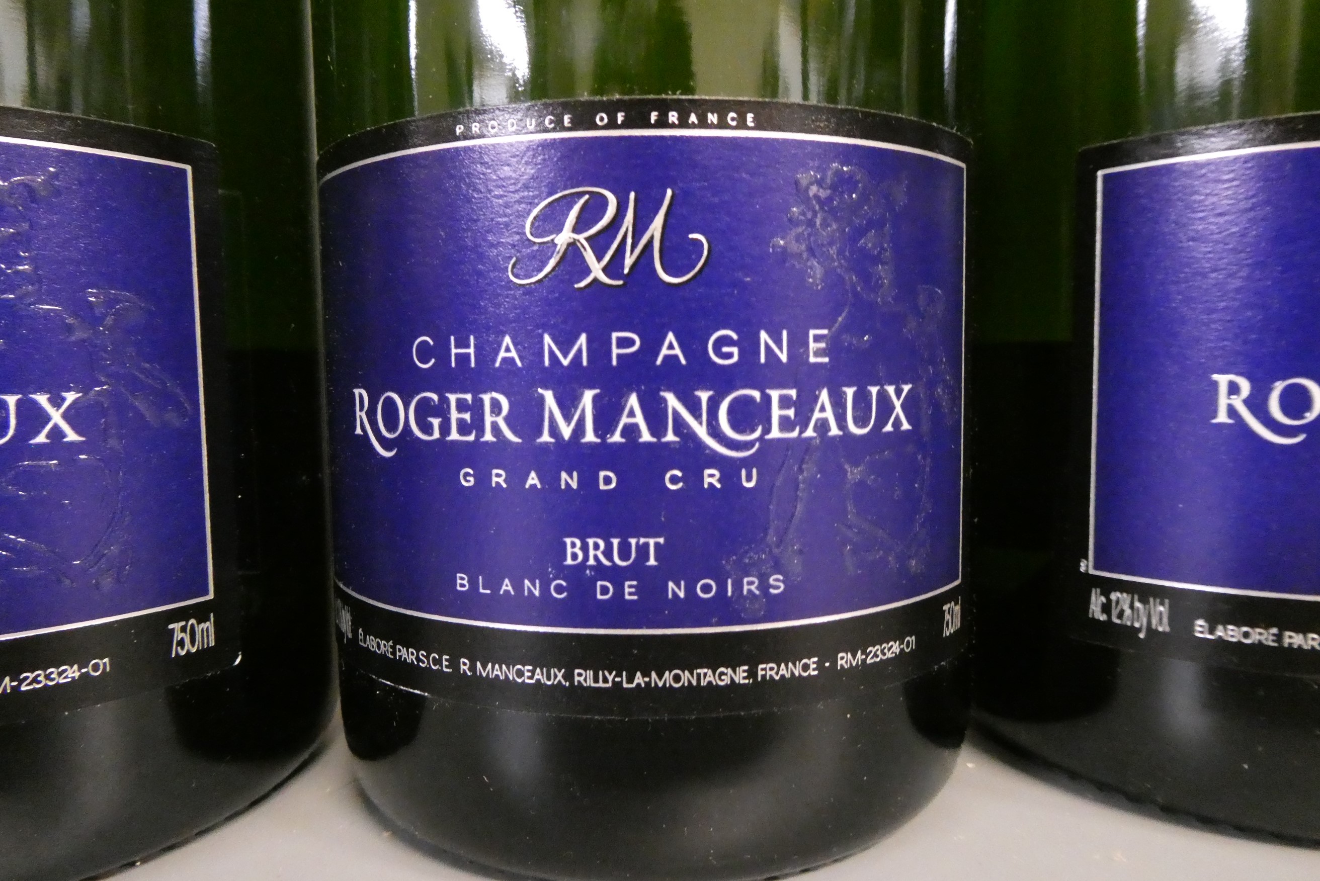 4 bottles Roger Manceaux, blanc de noirs, grand cru (Est. plus 24% premium inc. VAT) Image