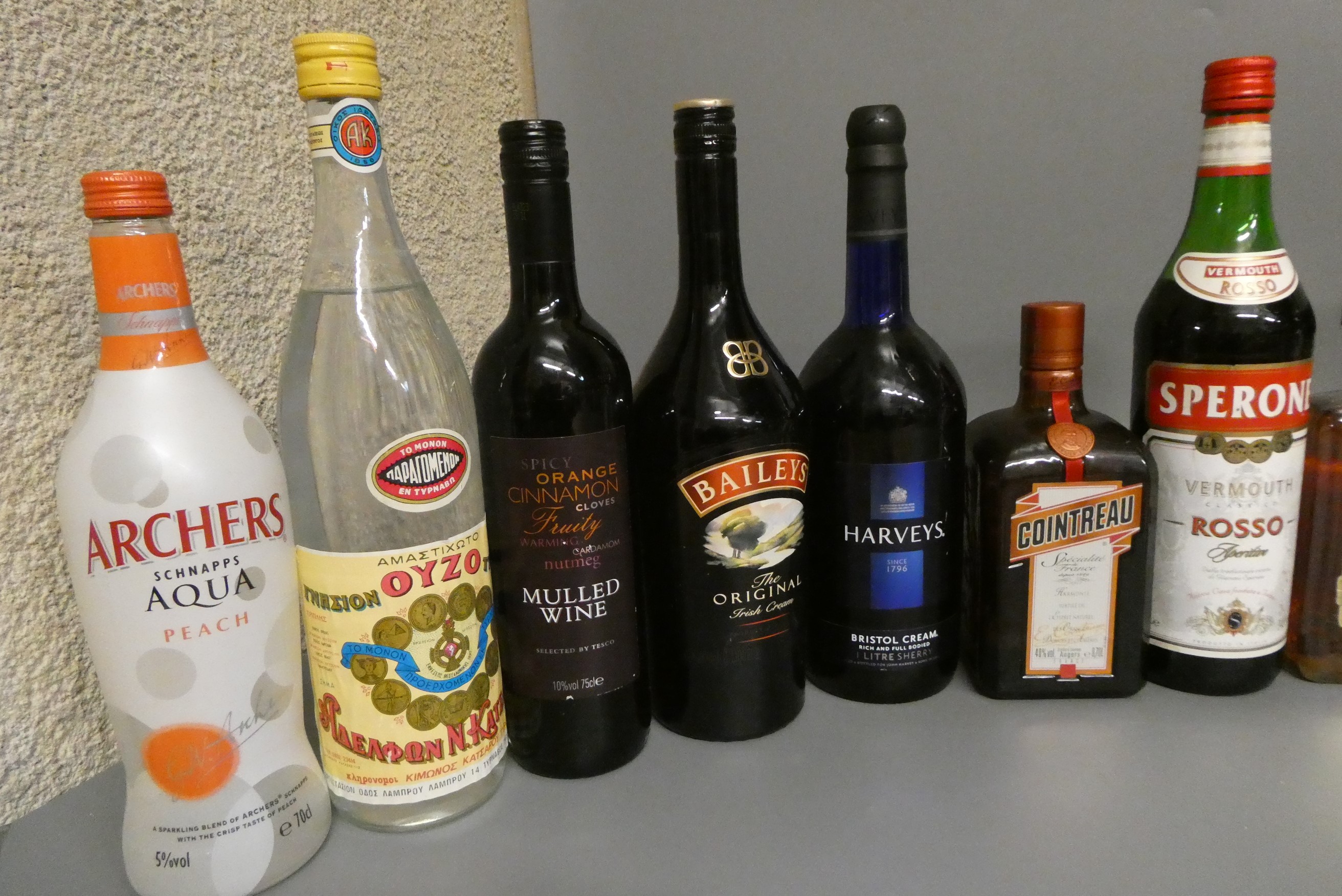 A quantity of mixed spirits & liqueurs Image