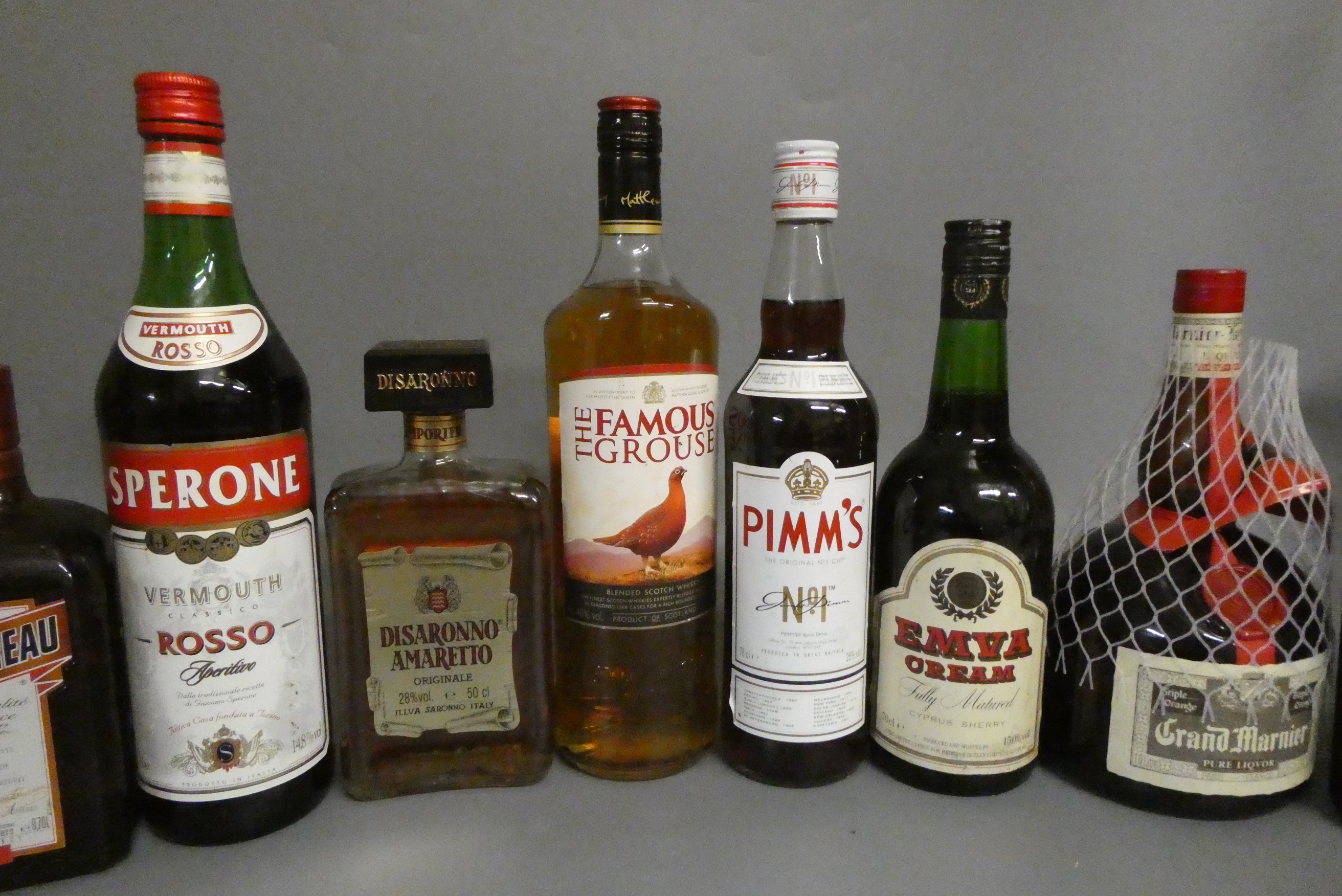 A quantity of mixed spirits & liqueurs Image