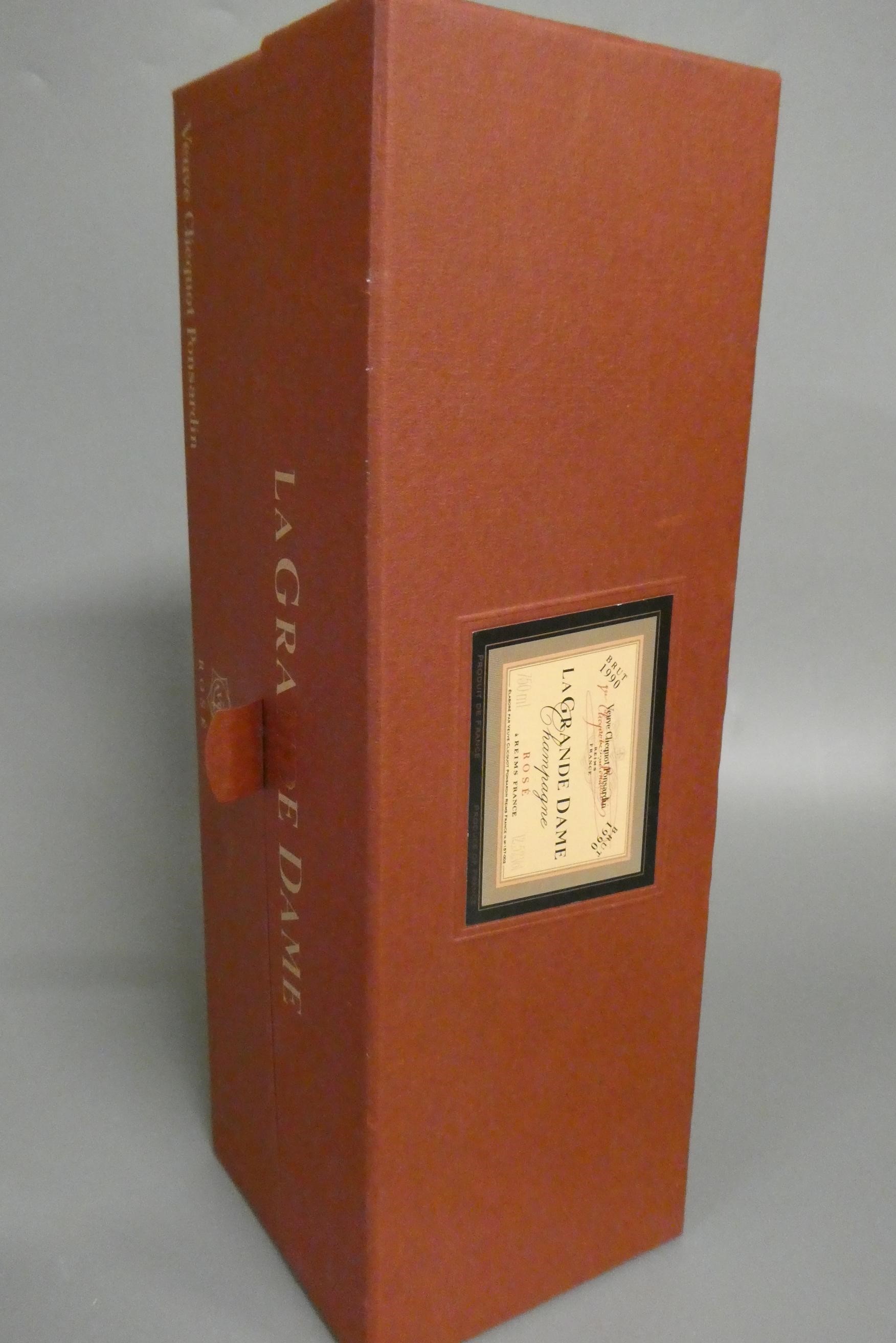 1 bottle La Grande Dame, 1990 Veuve Clicquot Ponsardin, champagne rose, boxed (Est. plus 24% premium Image