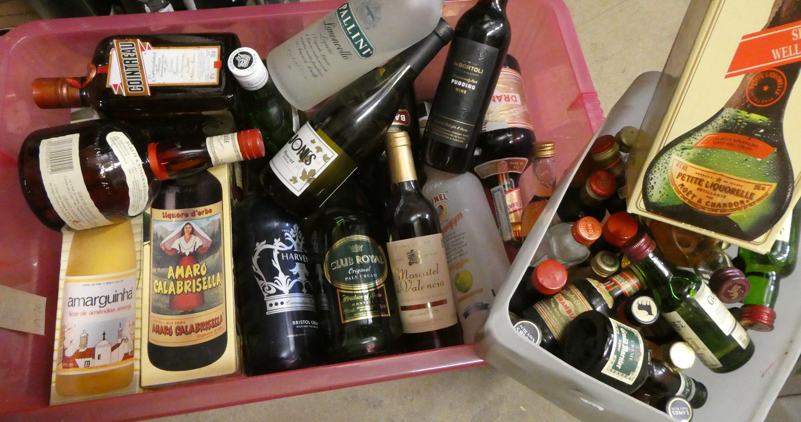 A quantity of mixed spirits & liqueurs Image