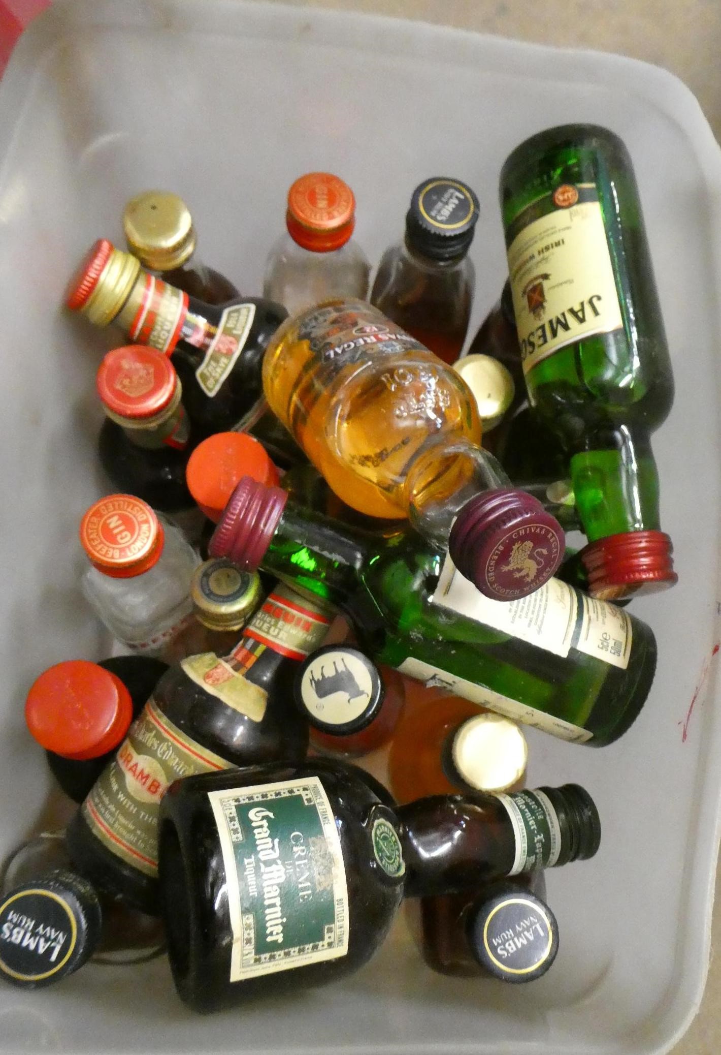 A quantity of mixed spirits & liqueurs Image