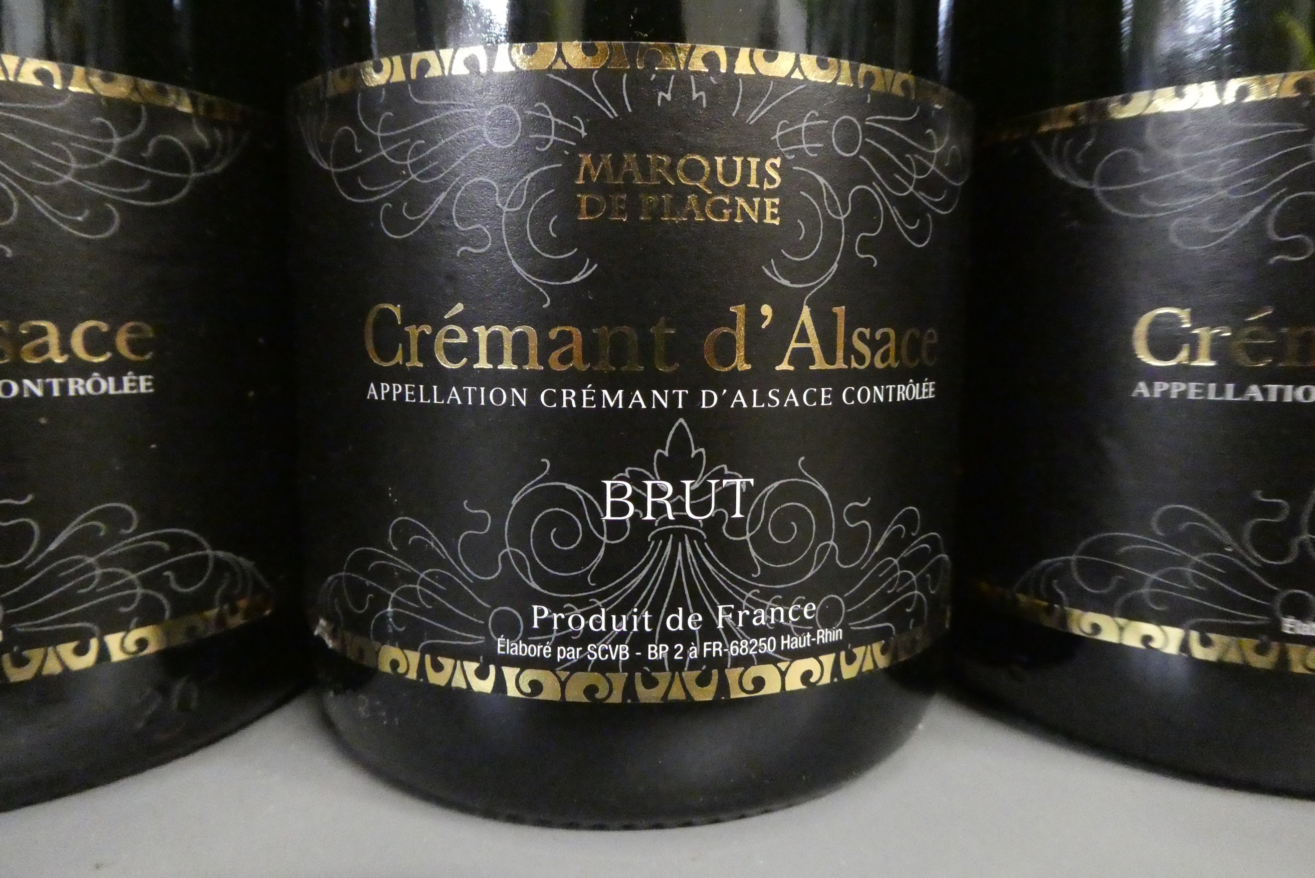 14 bottles Cremant d'Alsace, Marquis de Plagne, brut (Est. plus 24% premium inc. VAT) Image