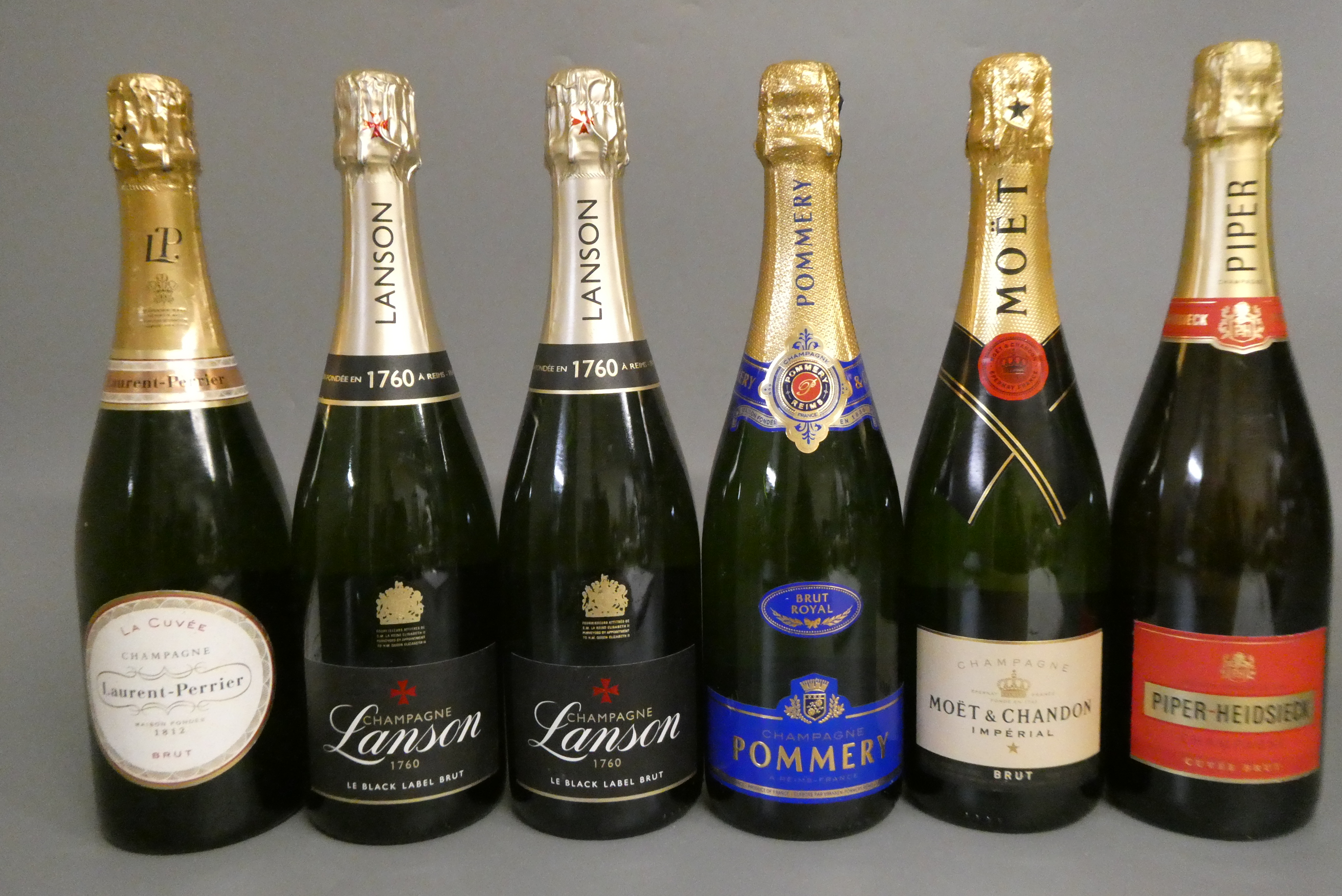 6 bottles of champagne Image