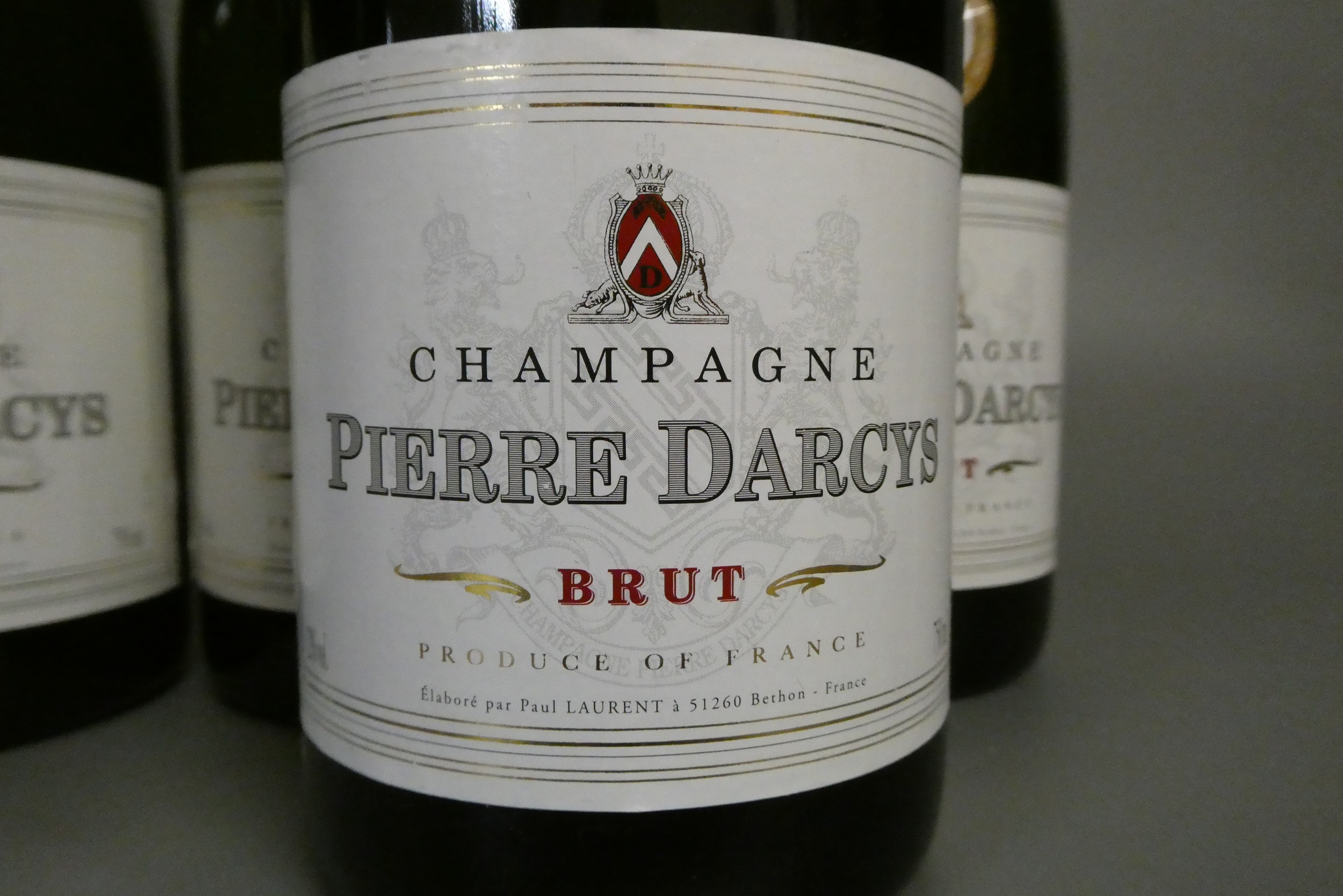 6 bottles Pierre Darcys champagne brut, OC (Est. plus 24% premium inc. VAT) Image