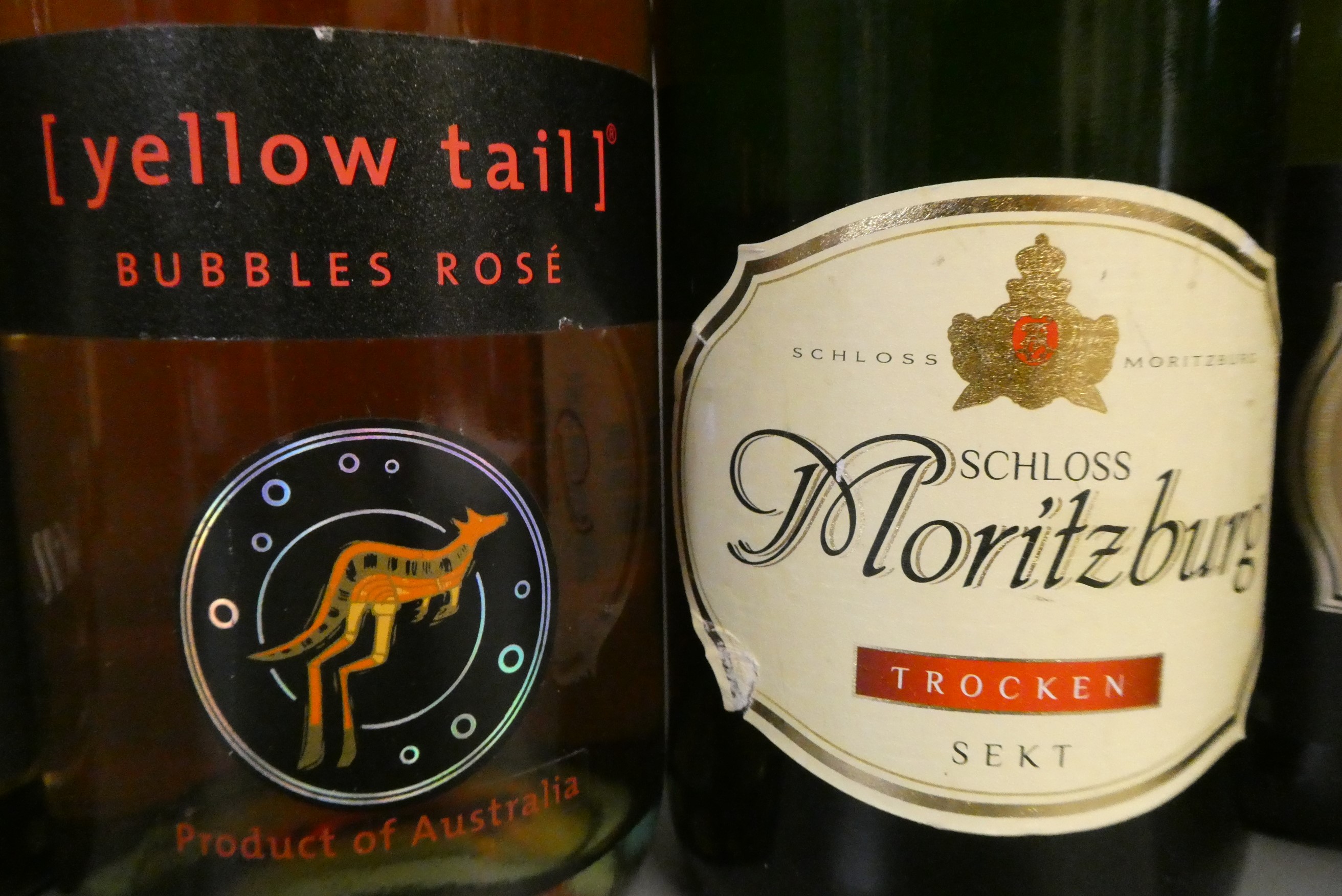 9 bottles sparkling wine Image