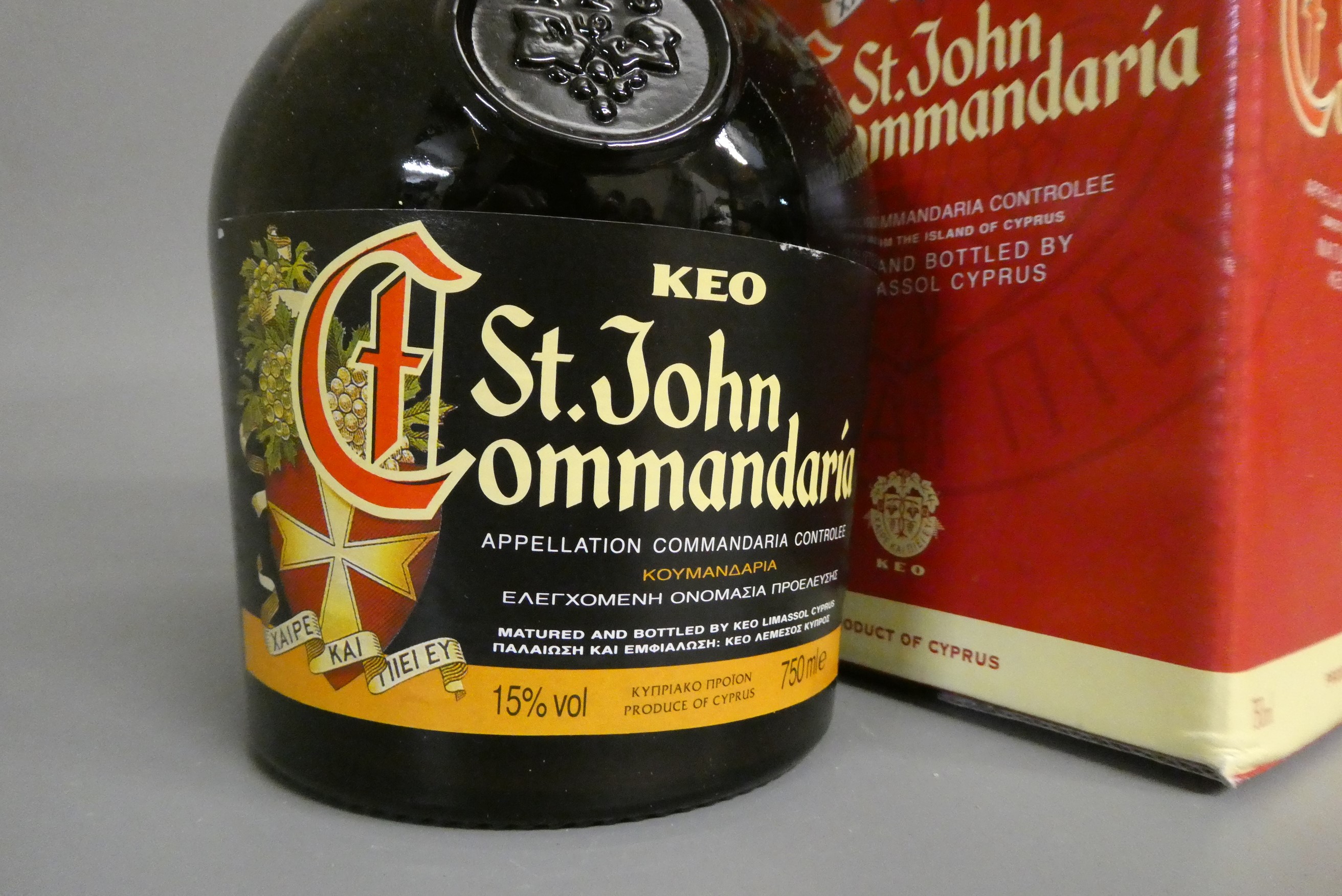 1 bottle St Johns Commandaria, Keo, boxed (Est. plus 24% premium inc. VAT) Image