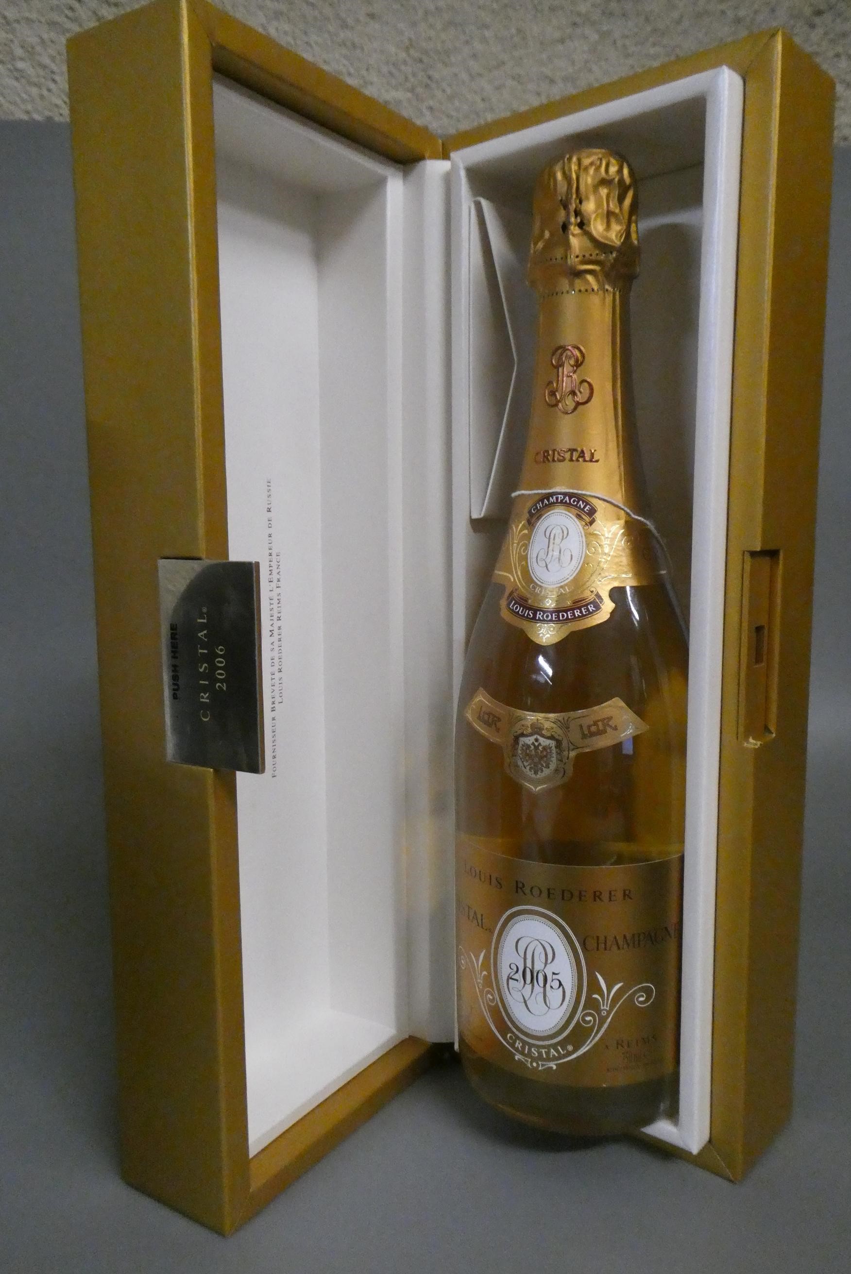 1 bottle Louis Roederer, 2005, Cristal Champagne, boxed (Est. plus 24% premium inc. VAT) Image