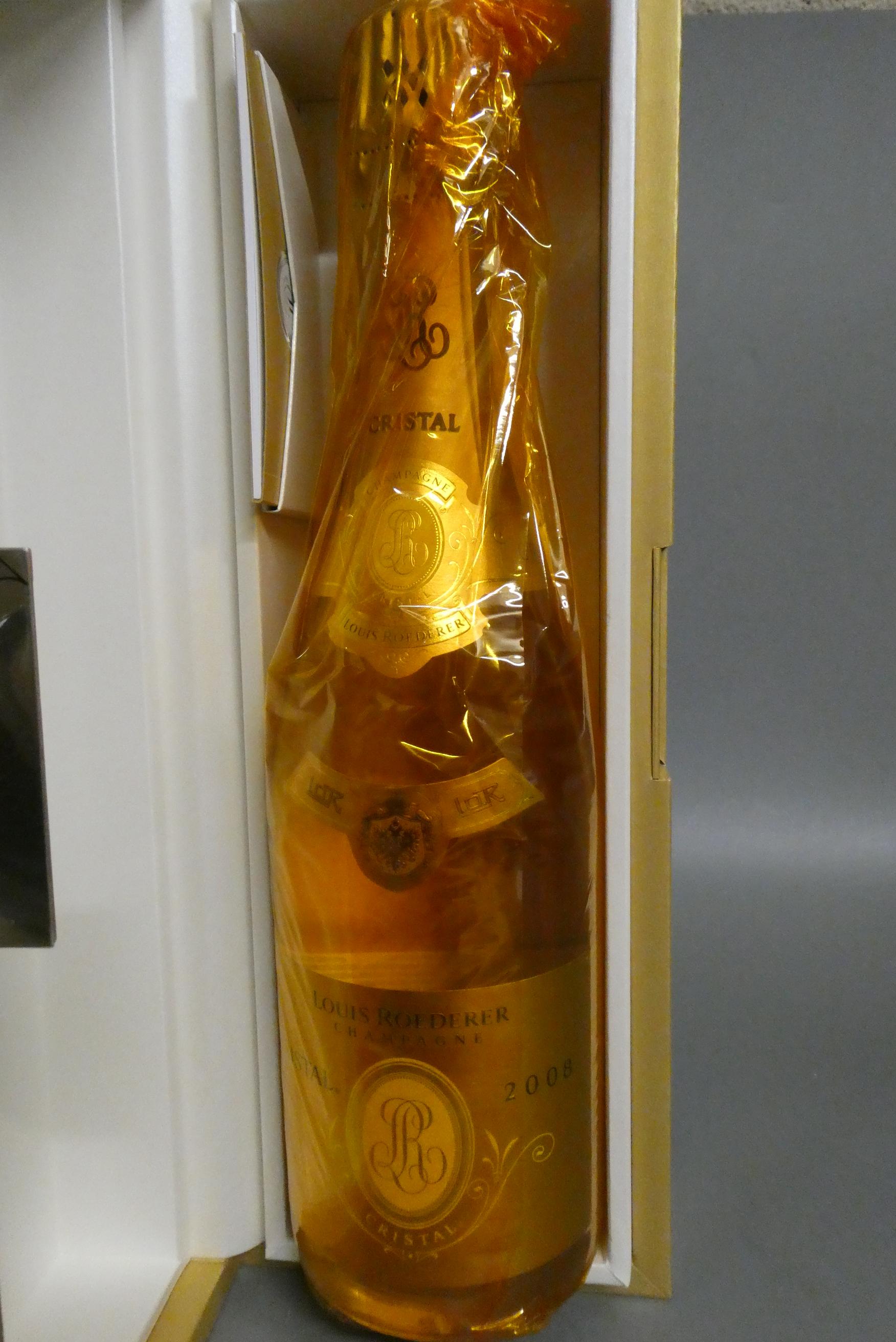1 bottle Louis Roederer, 2008, Cristal champagne, boxed (Est. plus 24% premium inc. VAT) Image
