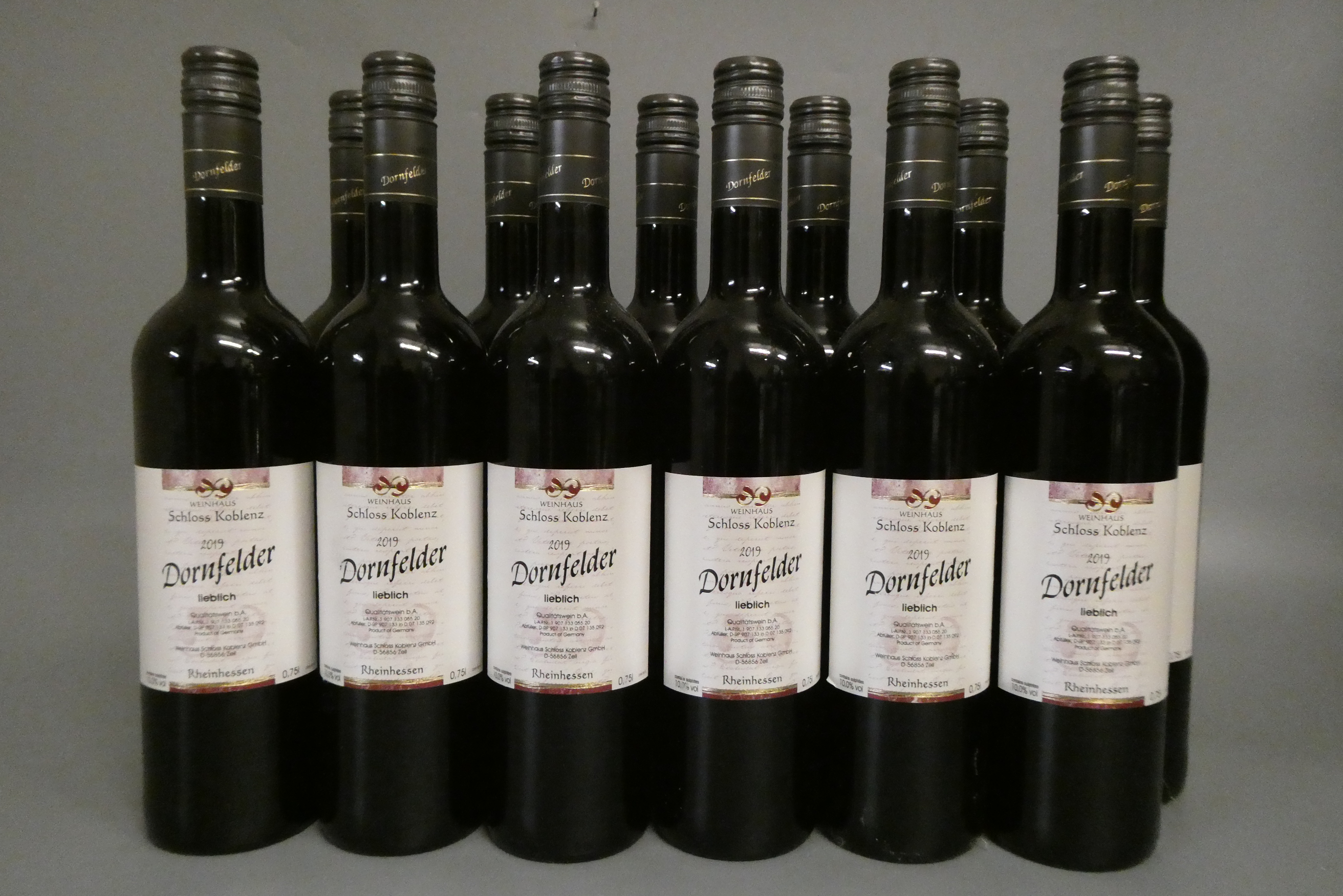 12 bottles Dornfelder, 2019, Liblich, Rheinhessen, OC (Est. plus 24% premium inc. VAT) Image
