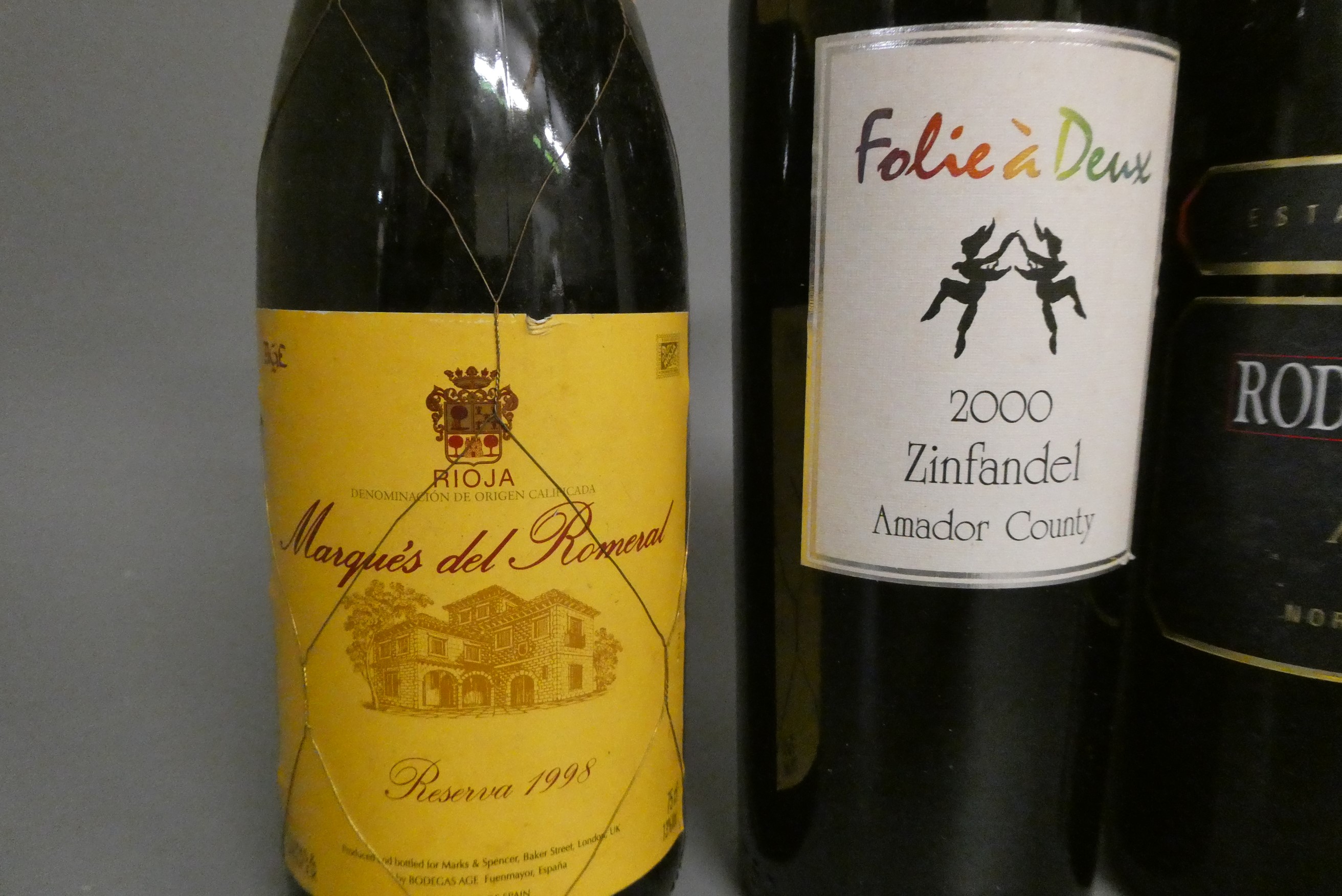 6 bottles of mixed red Image