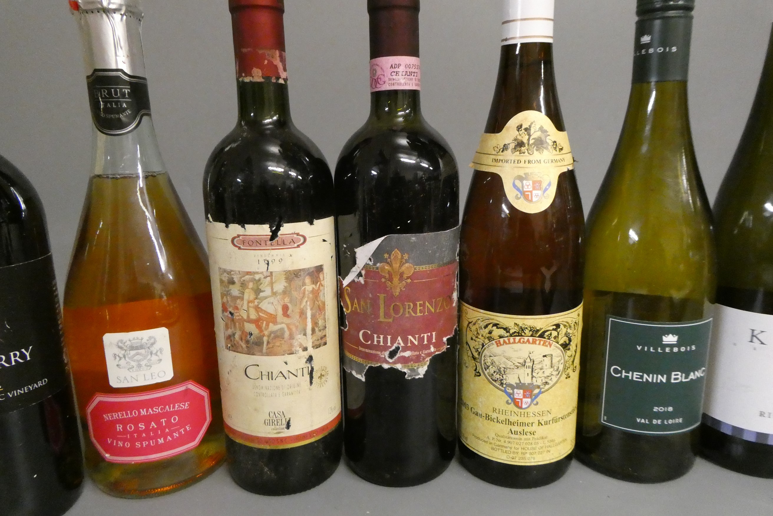 15 bottles of French & European wine Image