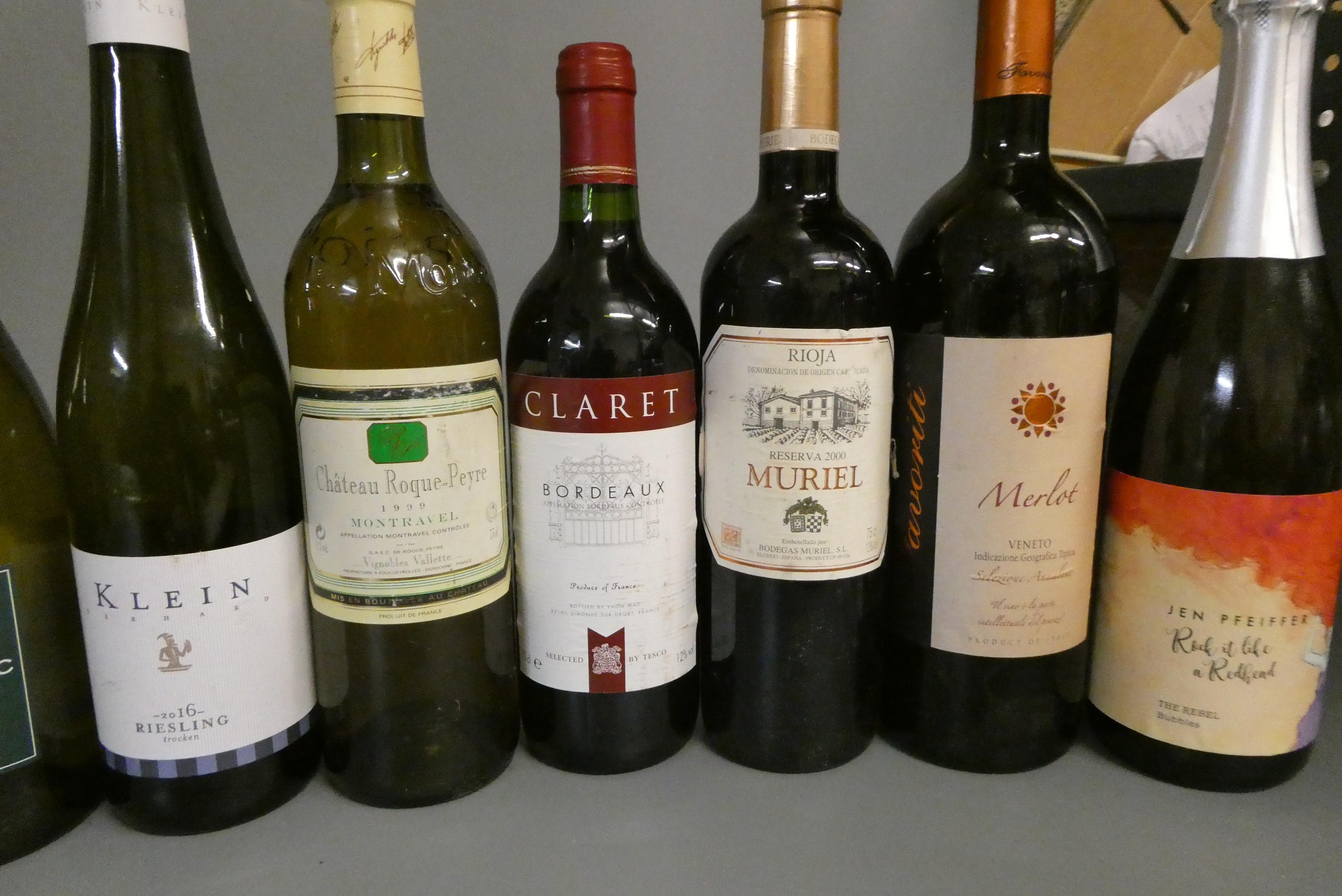 15 bottles of French & European wine Image