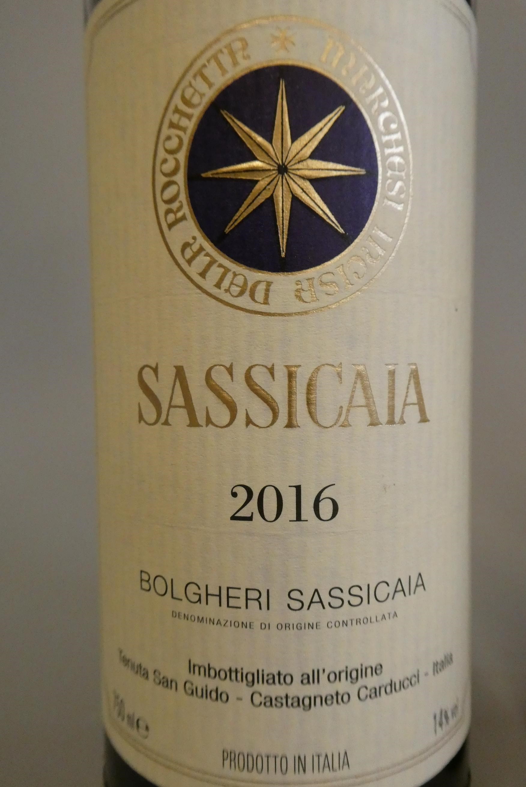2 bottles Sassicaia, 2016, Bolgheri Sassicaia (Est. plus 24% premium inc. VAT) Image