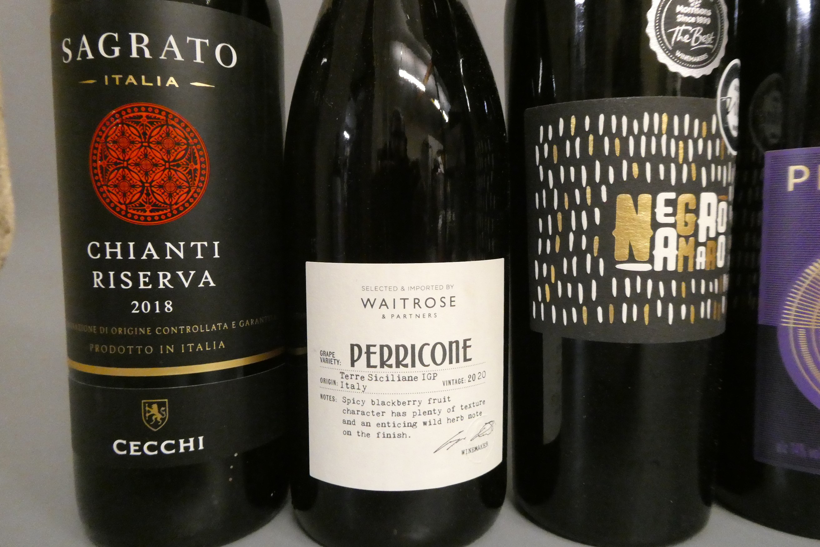 8 bottles of Italian red wine Image