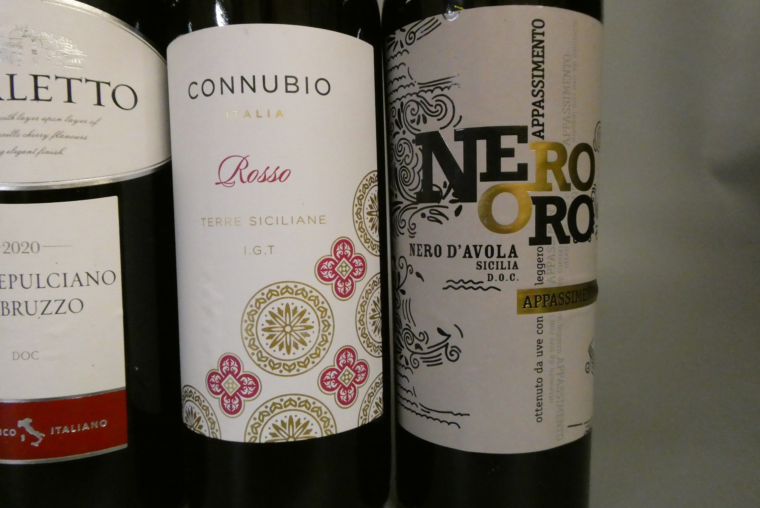 8 bottles of Italian red wine Image