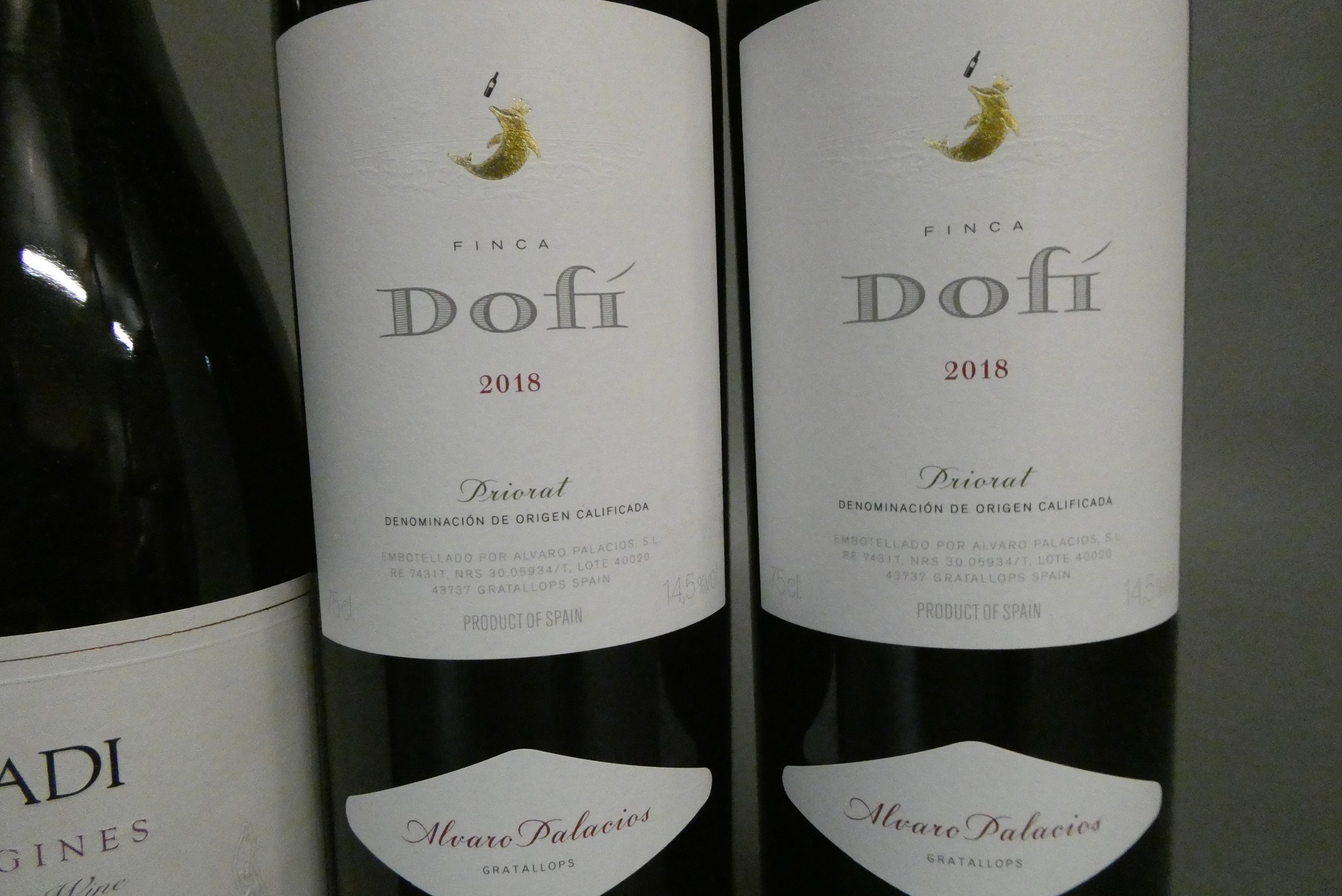 6 bottles Spanish red, comprising 2 Dofi, 2018, Alvaro Palacios, 3 Pagos Viejos, 1998, Artadi, & 1 Image