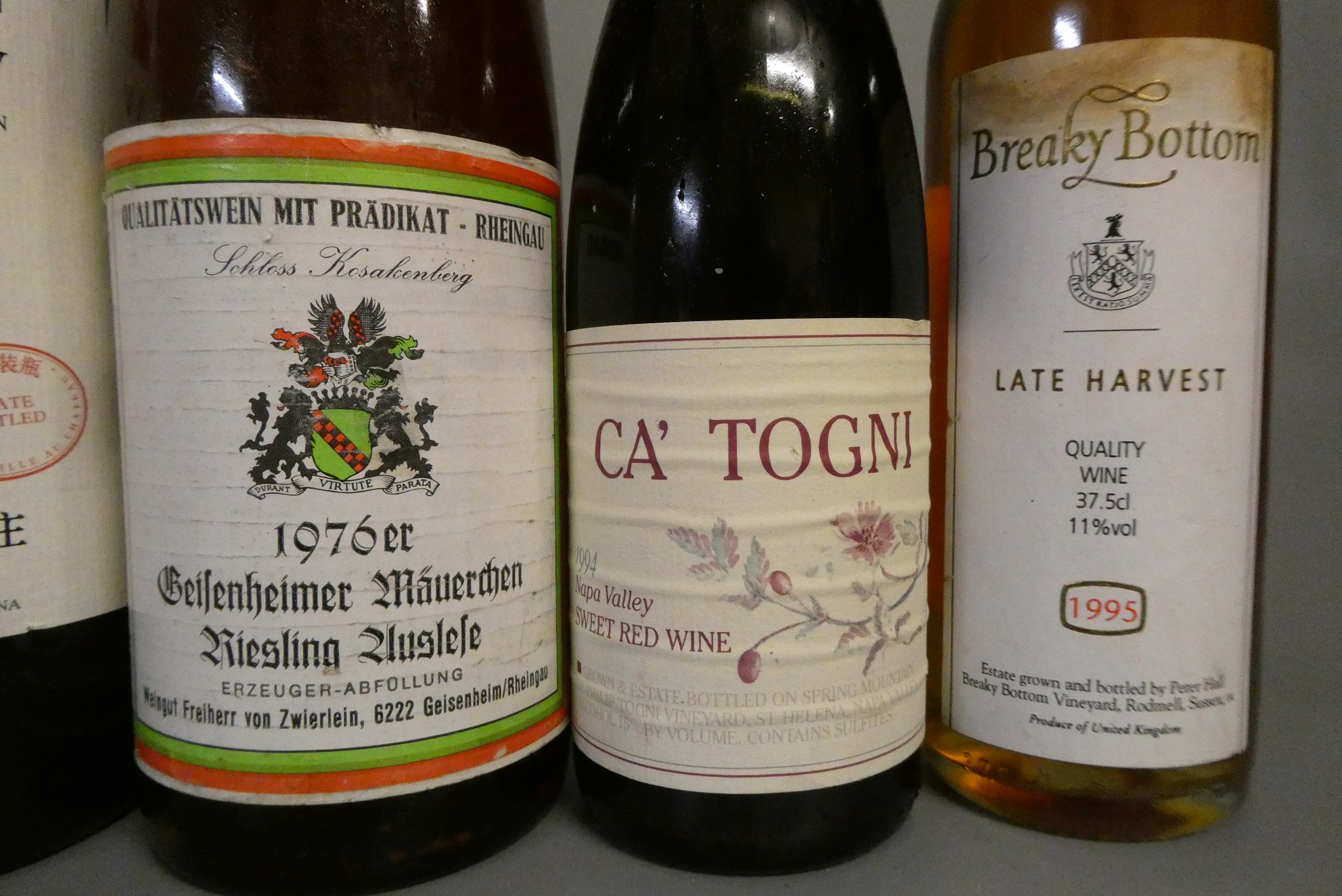 5 & 2 half bottles of European & New World wine Image