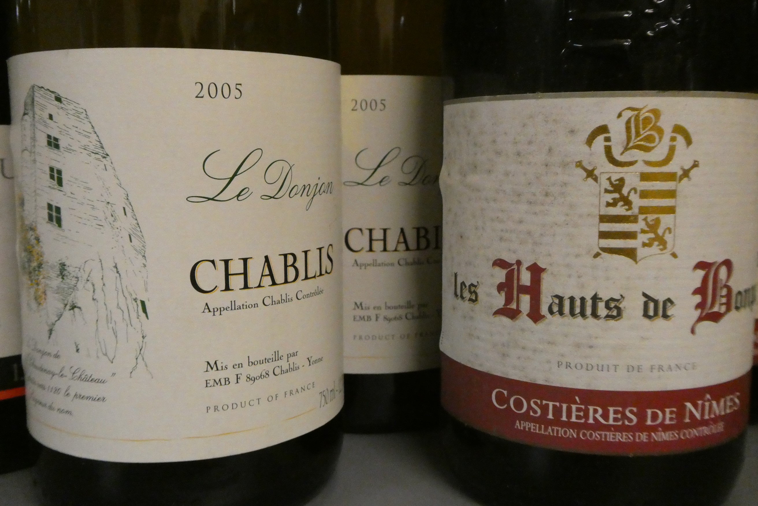 10 bottles of mainly French wine Image
