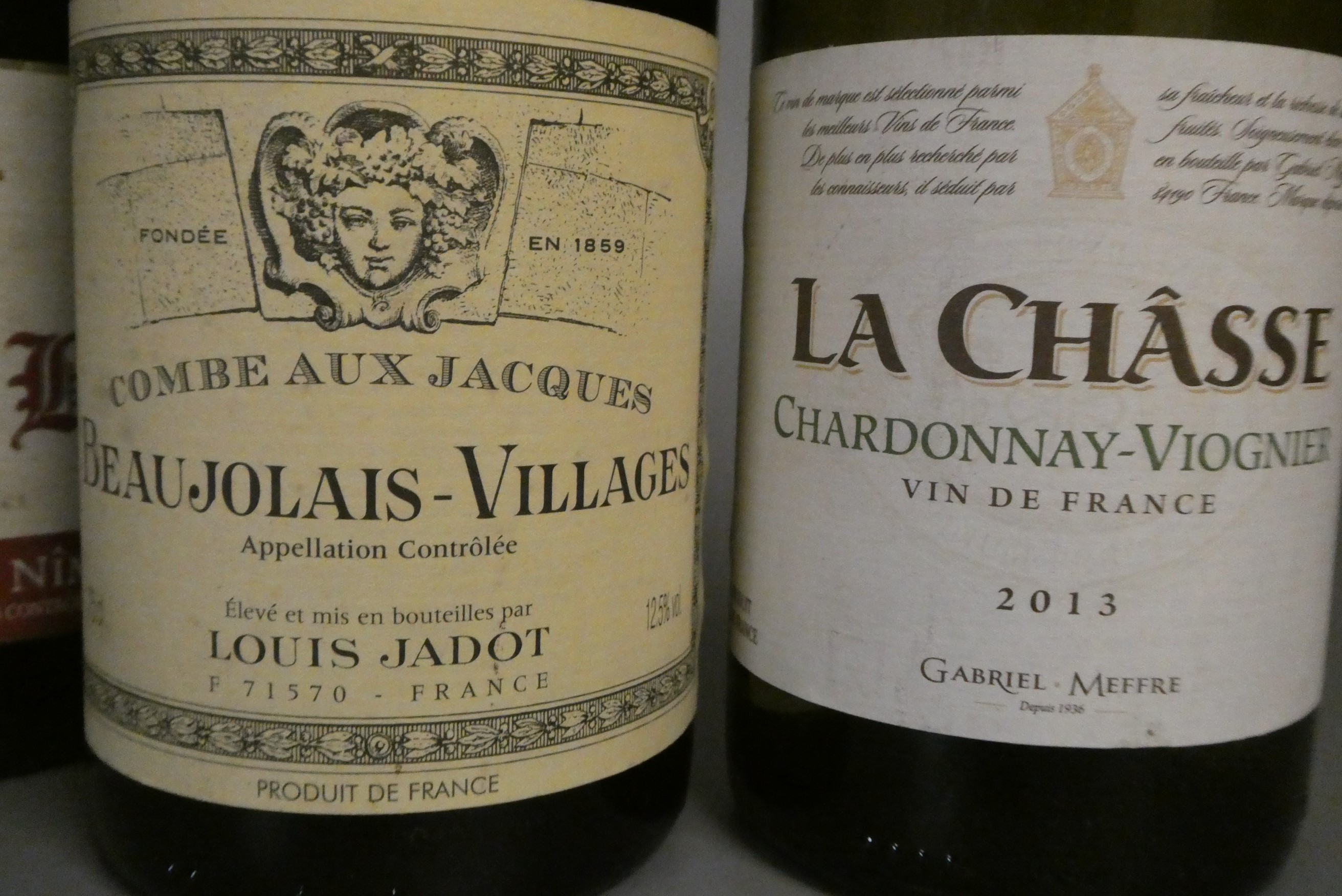 10 bottles of mainly French wine Image