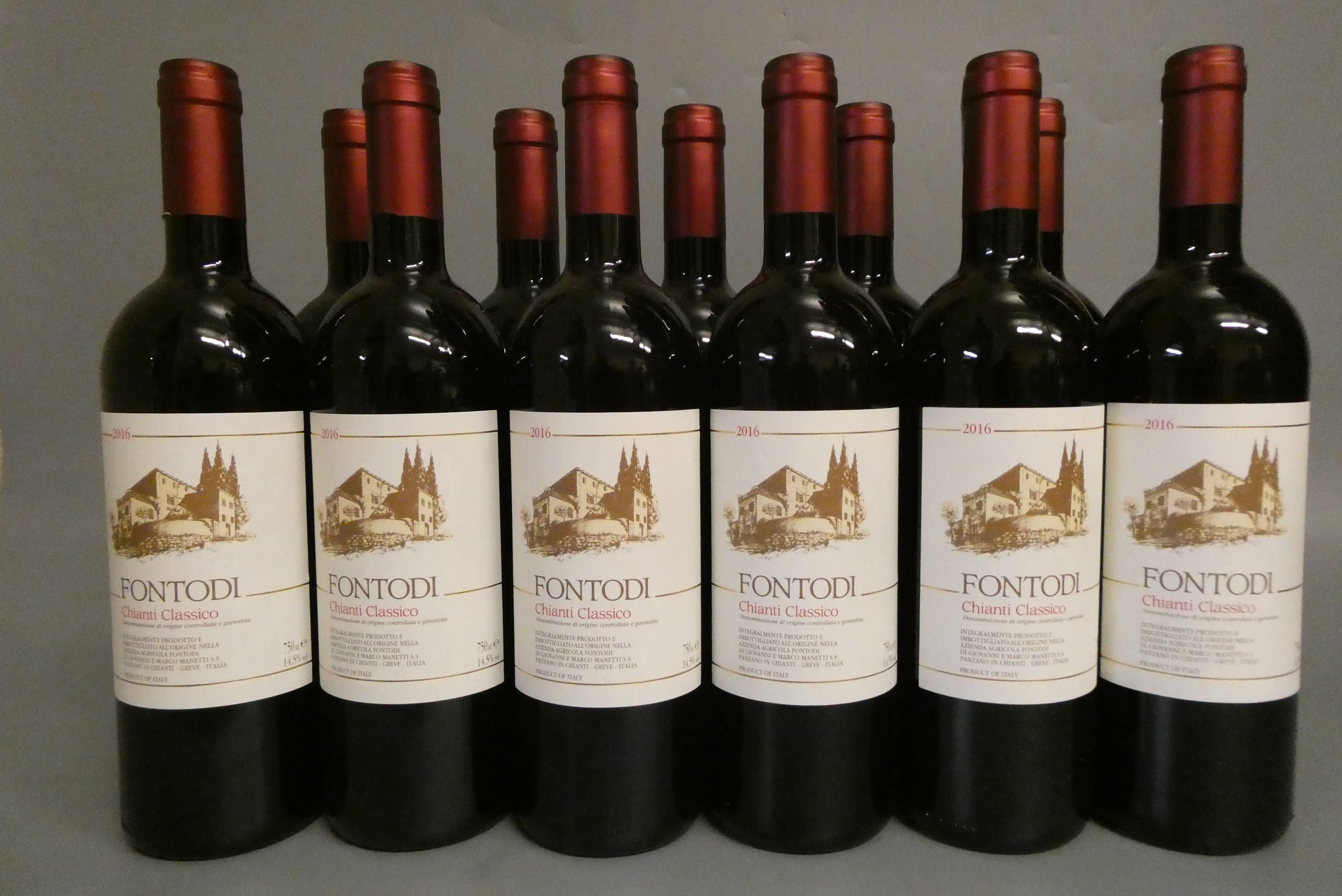 12 bottles Fontodi, 2016, Chianti Classico, Manetti (Est. plus 24% premium inc. VAT) Image