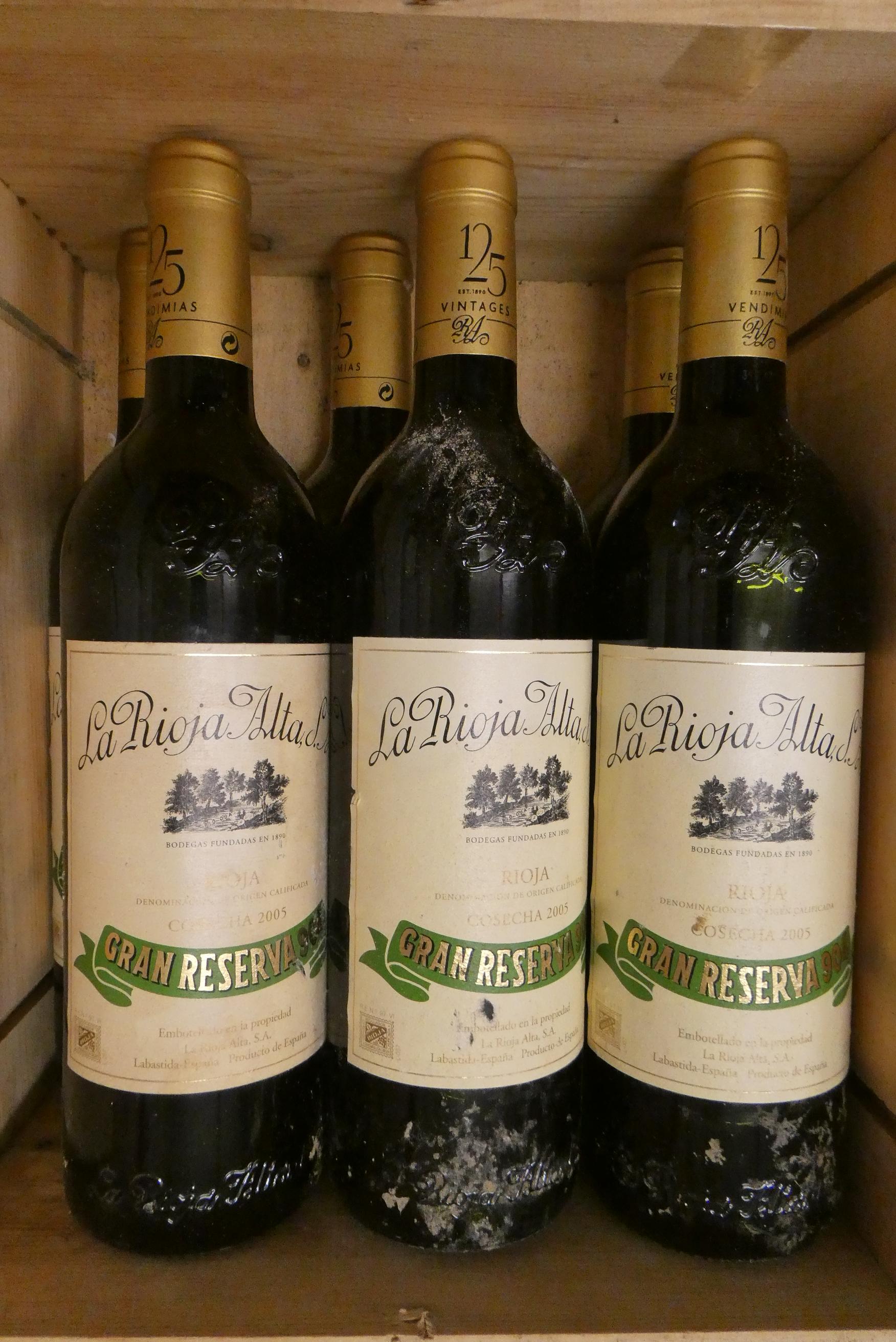 6 bottles La Rioja Alta, 2005, Gran Reserva 904, rioja (Est. plus 24% premium inc. VAT) Image