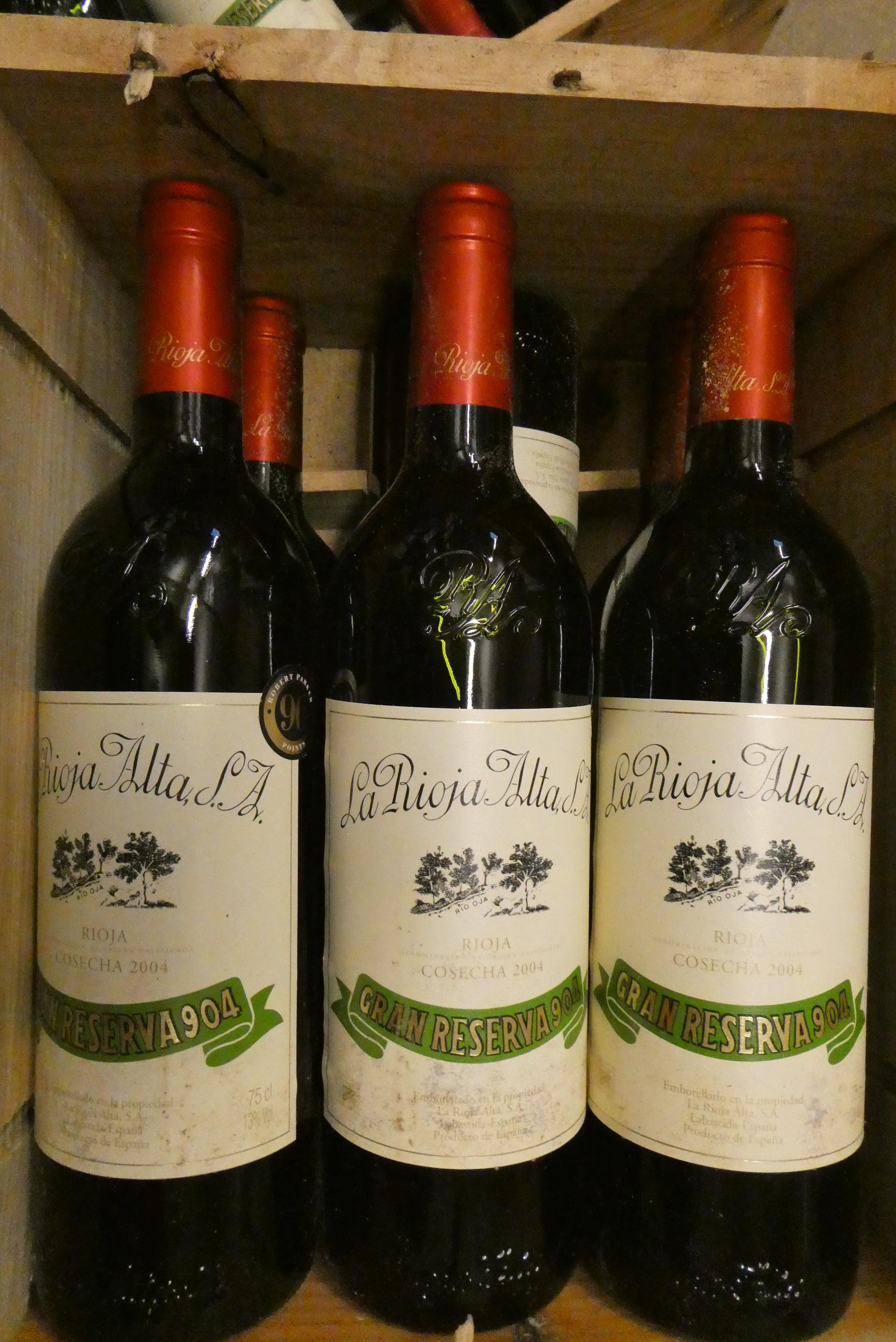 6 bottles La Rioja Alta, 2004, Gran Reserva 904, rioja (Est. plus 24% premium inc. VAT) Image