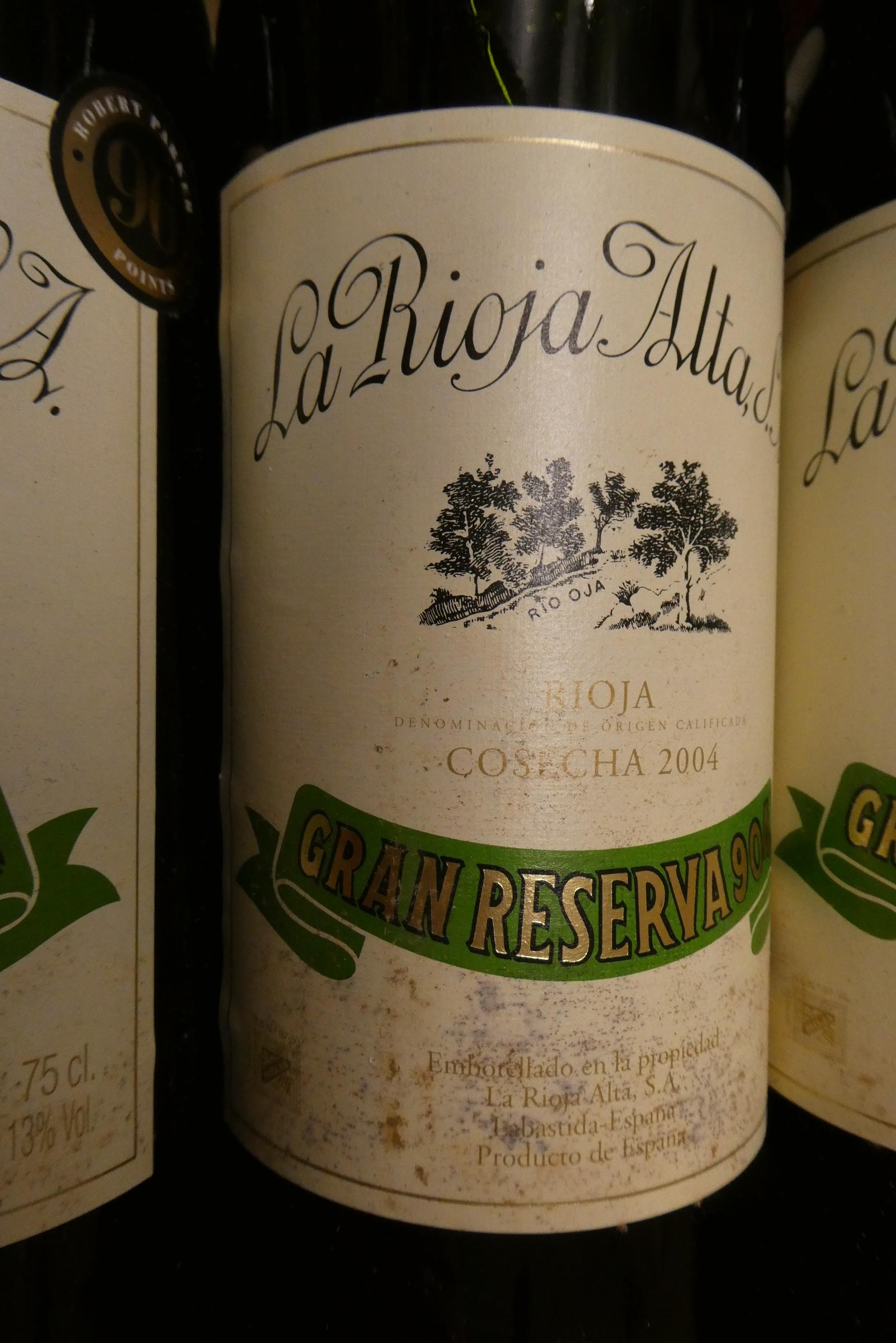6 bottles La Rioja Alta, 2004, Gran Reserva 904, rioja (Est. plus 24% premium inc. VAT) Image