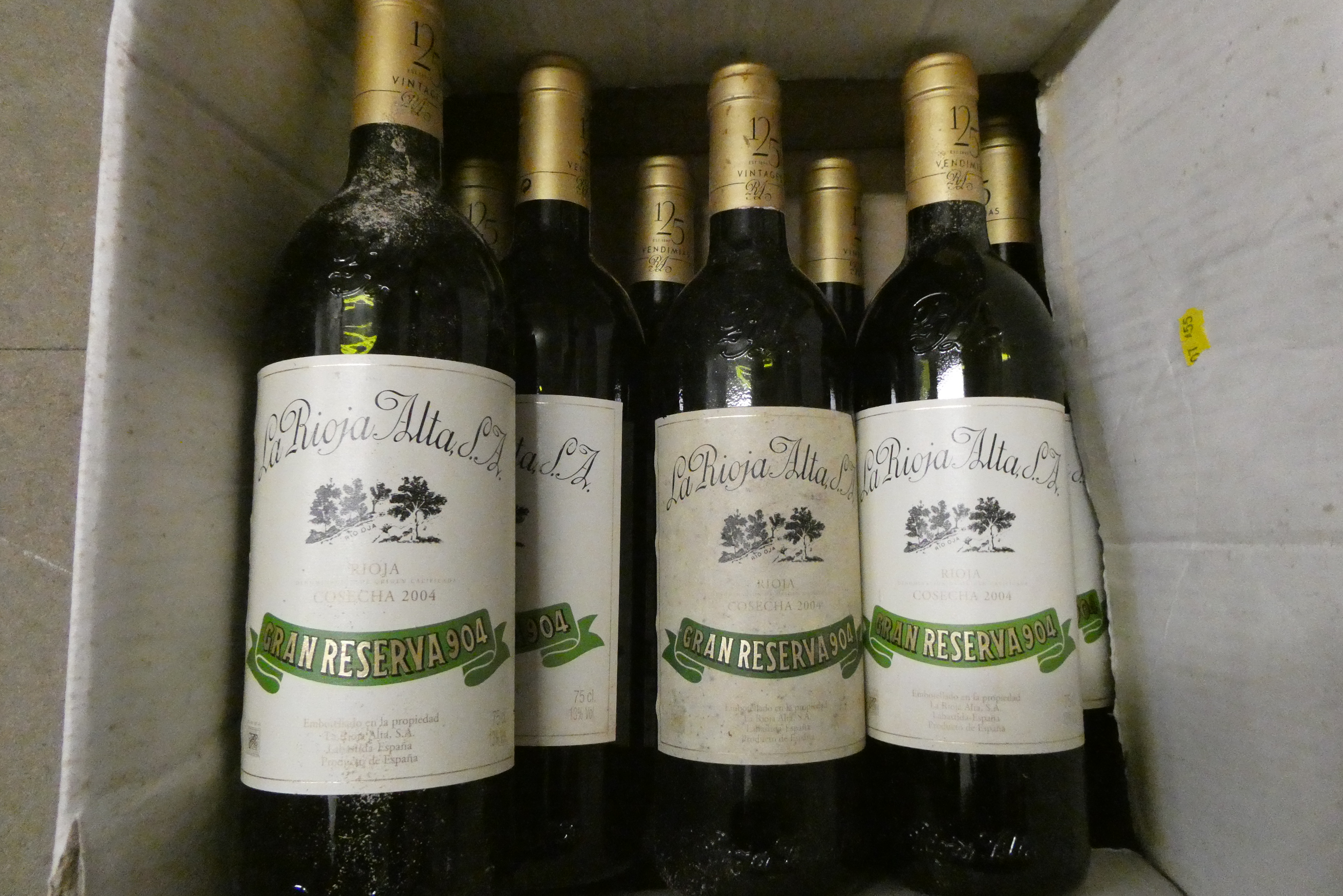 8 bottles La Rioja Alta, 2004, Gran Reserva 904, rioja (Est. plus 24% premium inc. VAT) Image