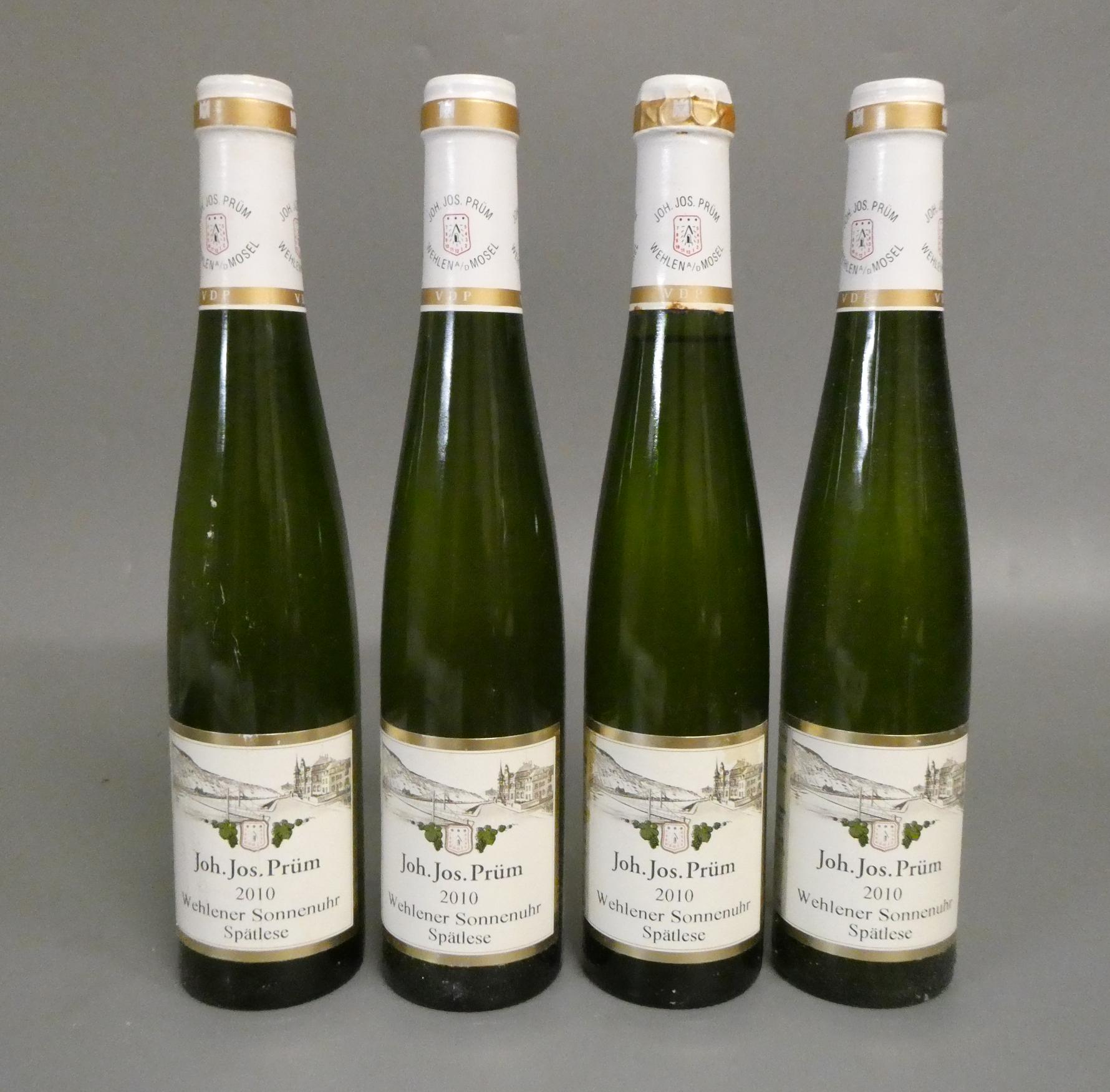 4 half bottles Joh Jos Prum, 2010, Wehlener Sonnenuhr, Spatlese (Est. plus 24% premium inc. VAT) Image