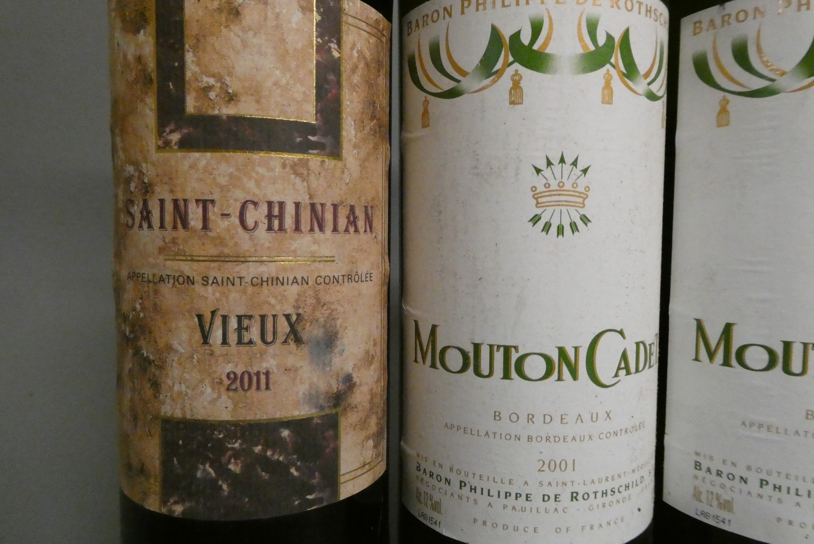 5 bottles of European & New World wine Image