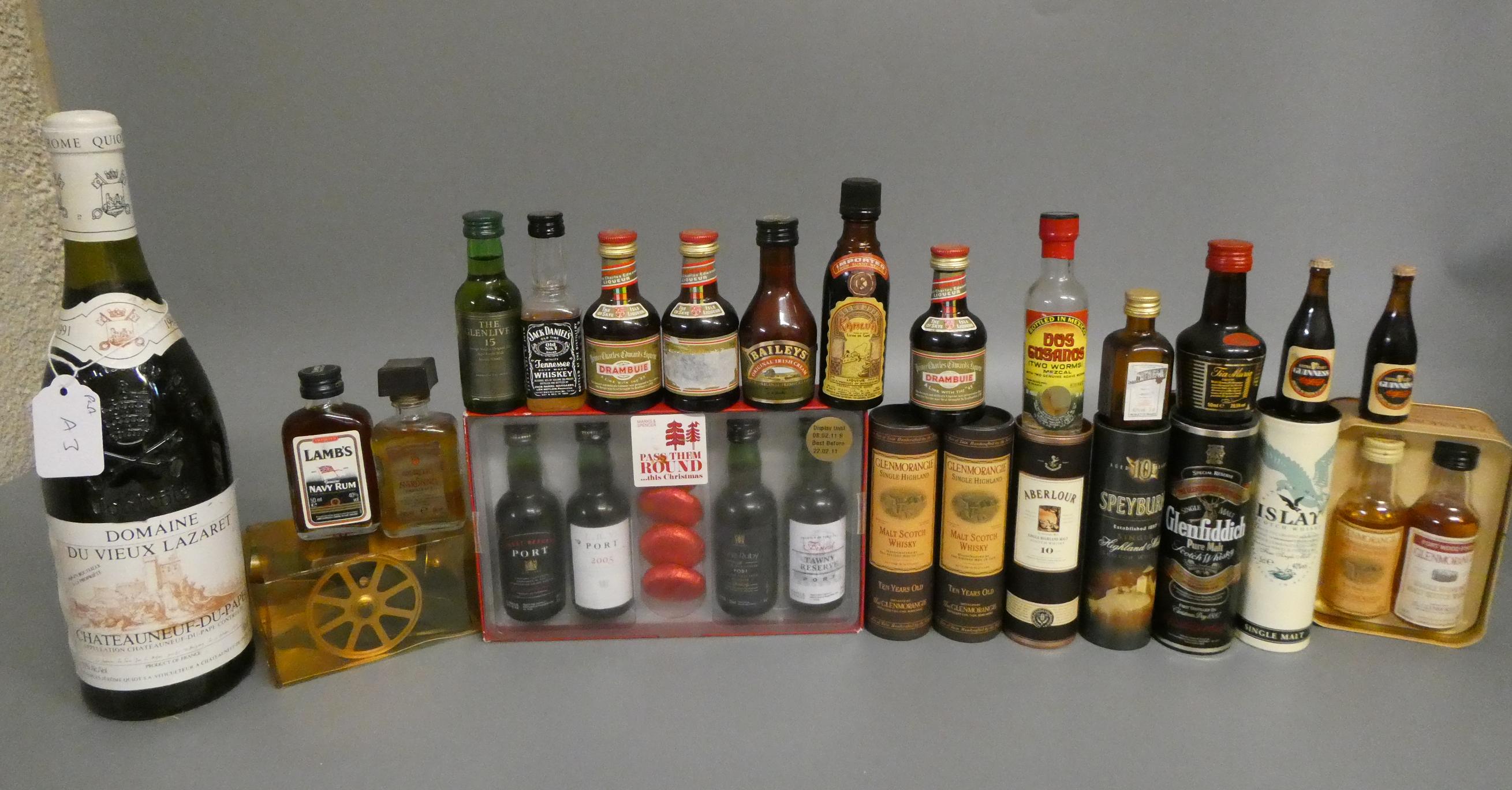 1 bottle of Chateauneuf-Du-Pape, 1991, Domaine Du Vieux Lazaret, together with a collection of 27 Image