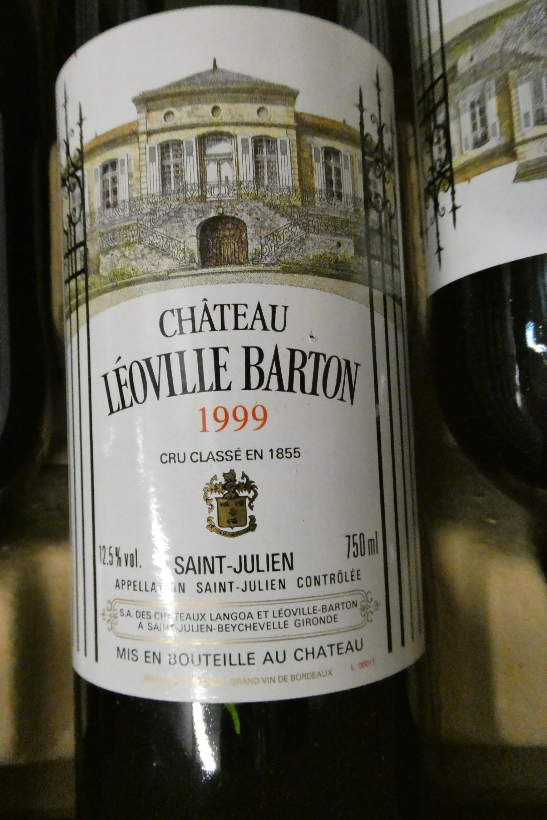 4 bottles Chateau Leoville Barton, 1999, Saint-Julien (Est. plus 24% premium inc. VAT) Image
