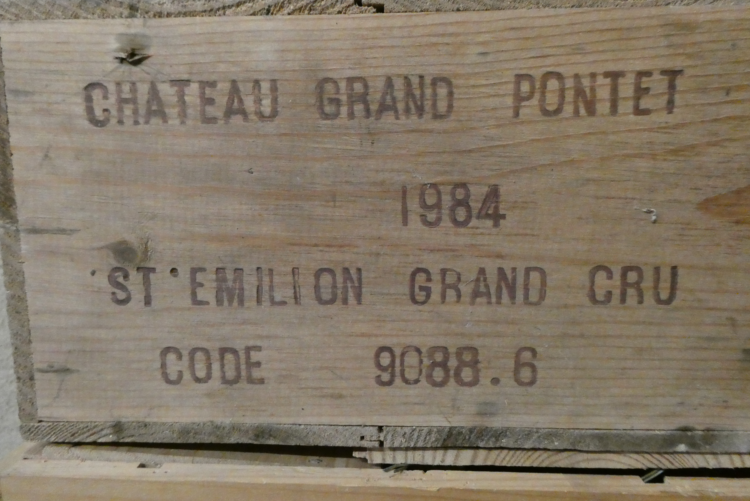 12 bottles Chateau Grand Pontet, 1984, St. Emilion grand cru, OWC (Est. plus 24% premium inc. VAT) Image