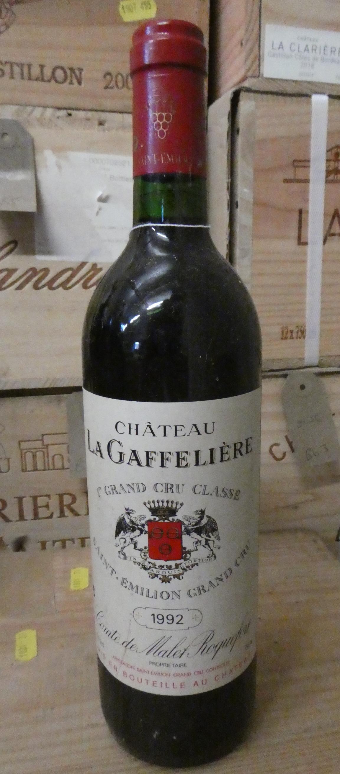 1 bottle Chateau La Gaffeliere, 1992, Saint-Emilion, 1er grand cru (Est. plus 24% premium inc. VAT) Image