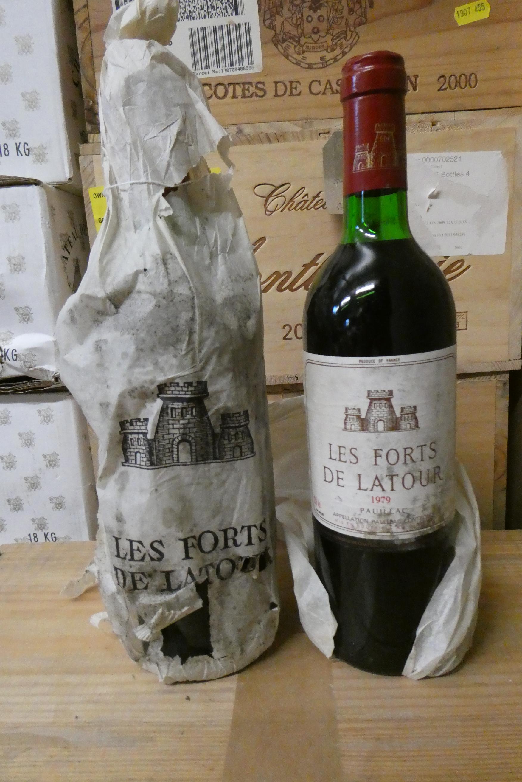 2 bottles Les Forts de Latour, 1979, pauillac (Est. plus 24% premium inc. VAT) Image