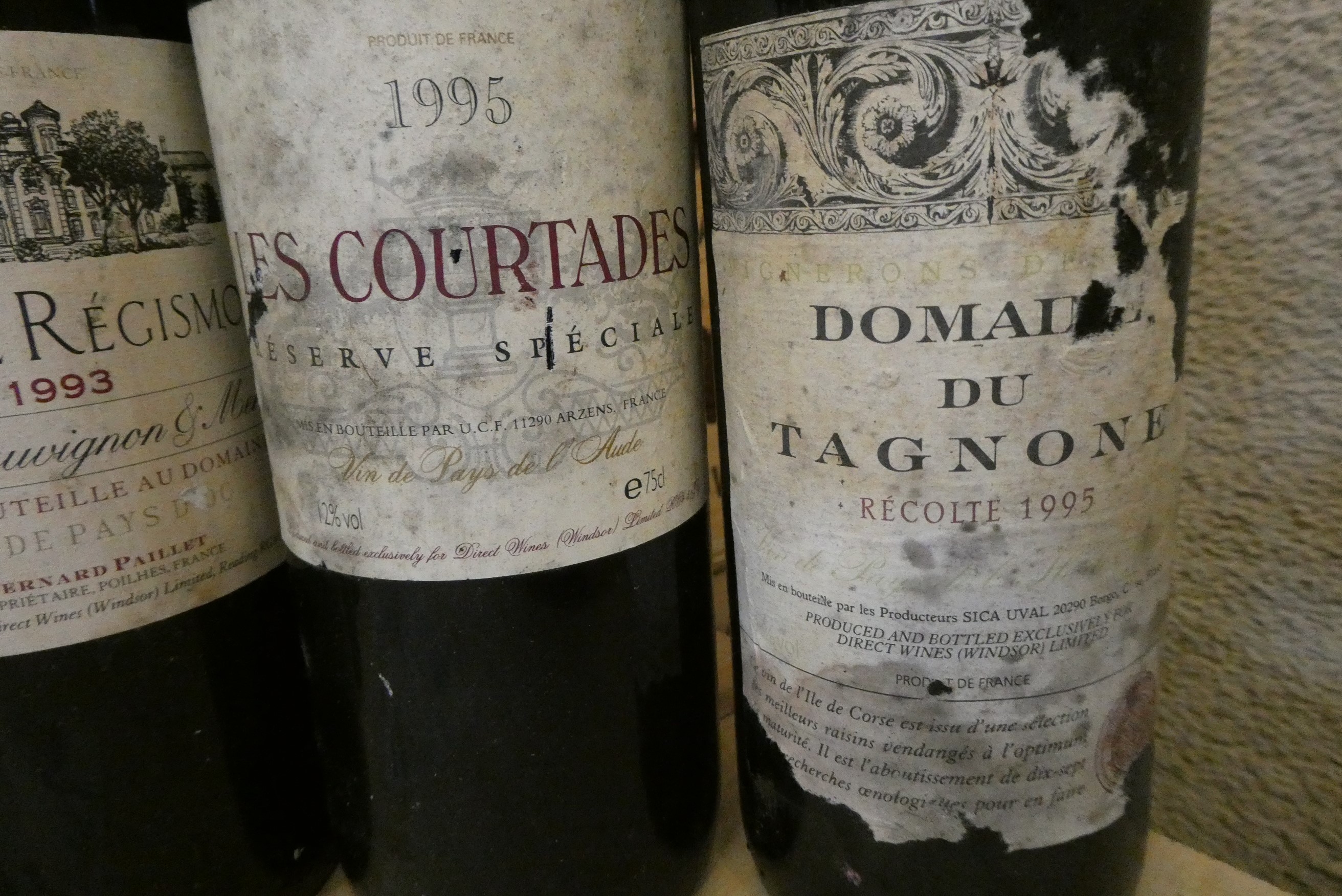 7 bottles red Bordeaux Image