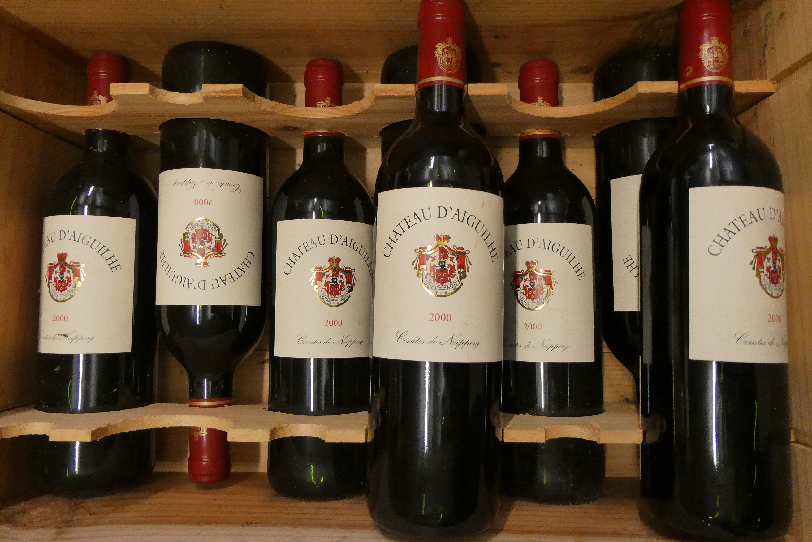 8 bottles Chateau D'Aiguilhe, 2000, comtes de Neipperg, OWC (Est. plus 24% premium inc. VAT) Image