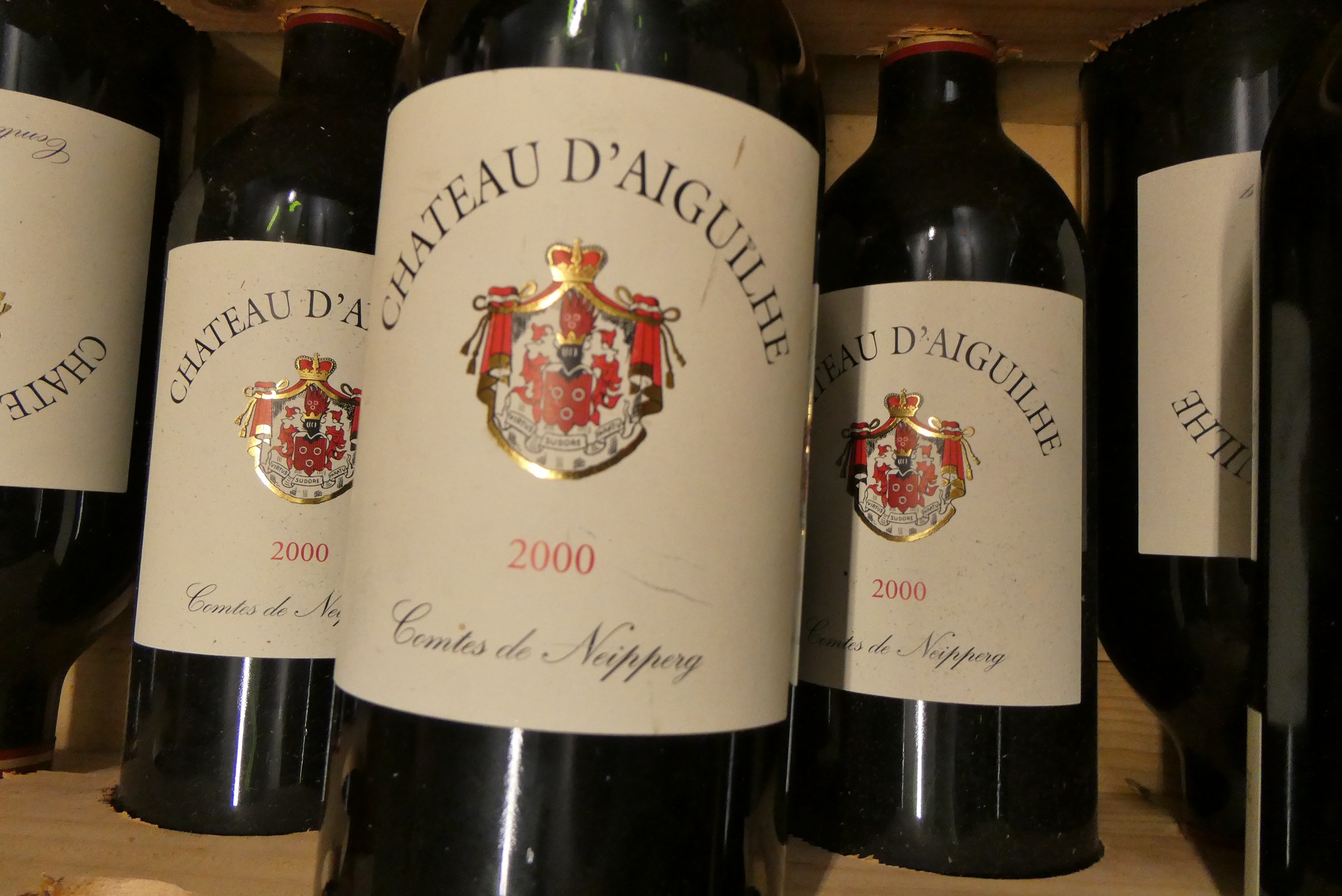 8 bottles Chateau D'Aiguilhe, 2000, comtes de Neipperg, OWC (Est. plus 24% premium inc. VAT) Image
