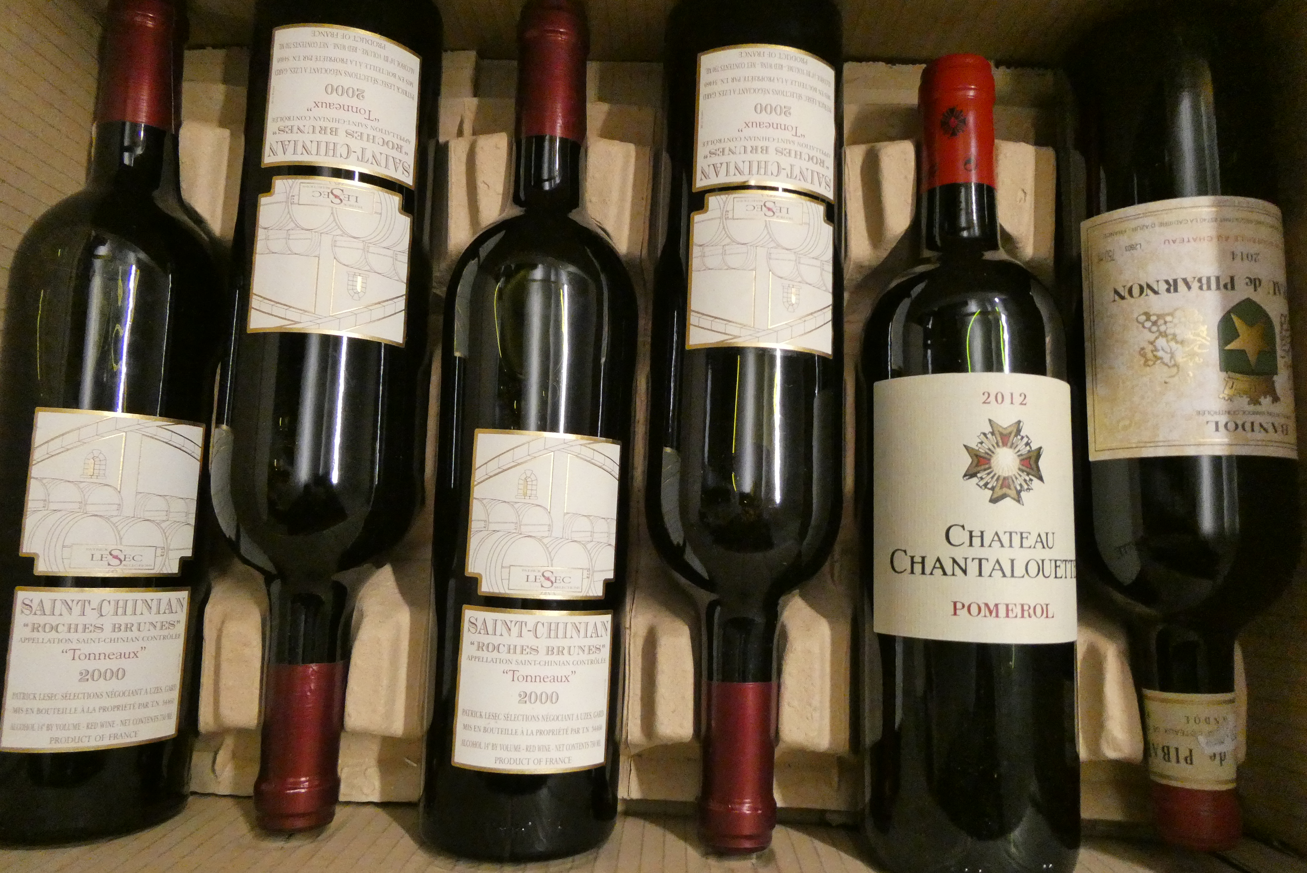 6 bottles of French Bordeaux, comprising 1 2012 Chateau Chantalouette pomerol, 1 2014 Chateau de Image