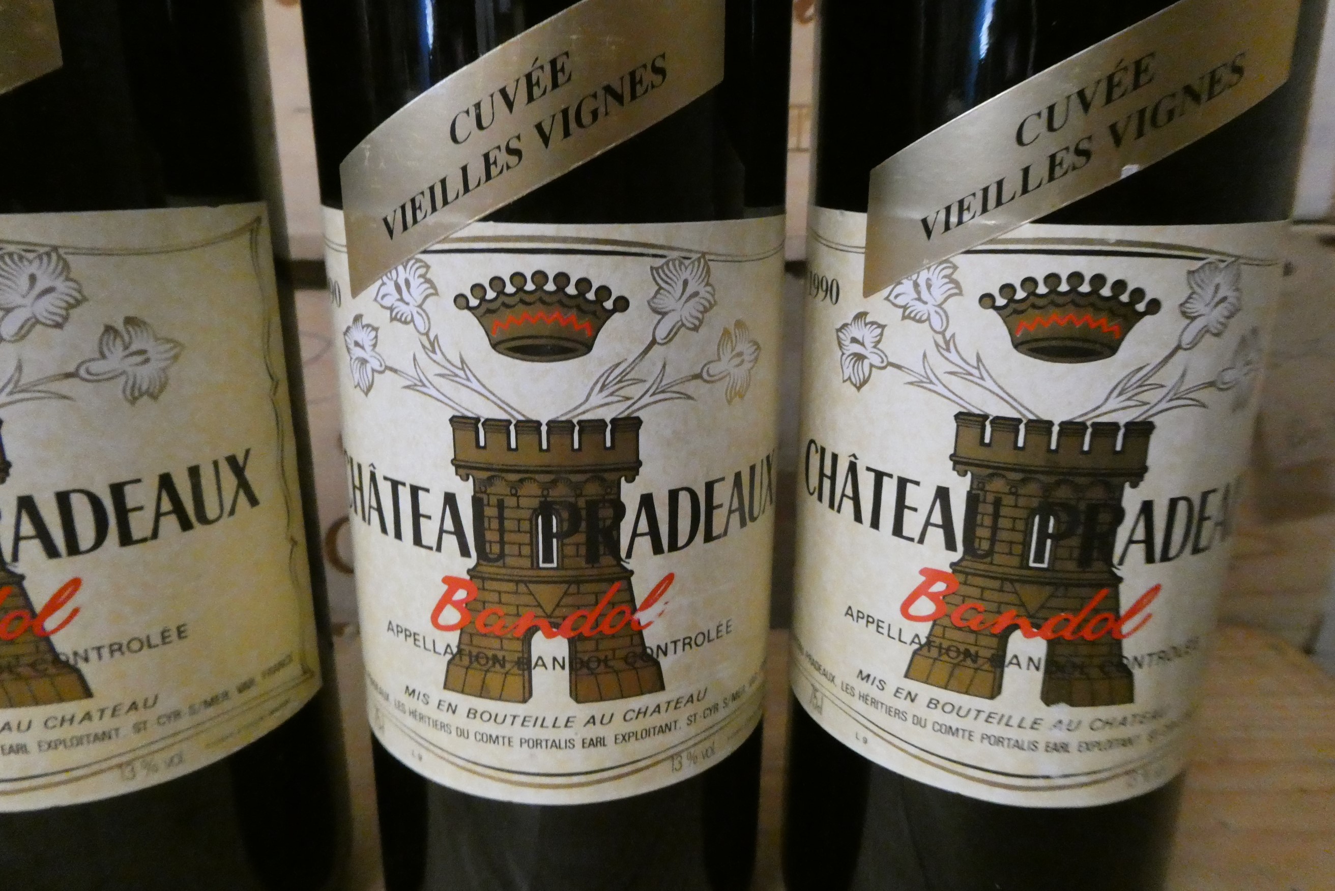4 Chateau Pradeaux, 1990, Bandol (Est. plus 24% premium inc. VAT) Image