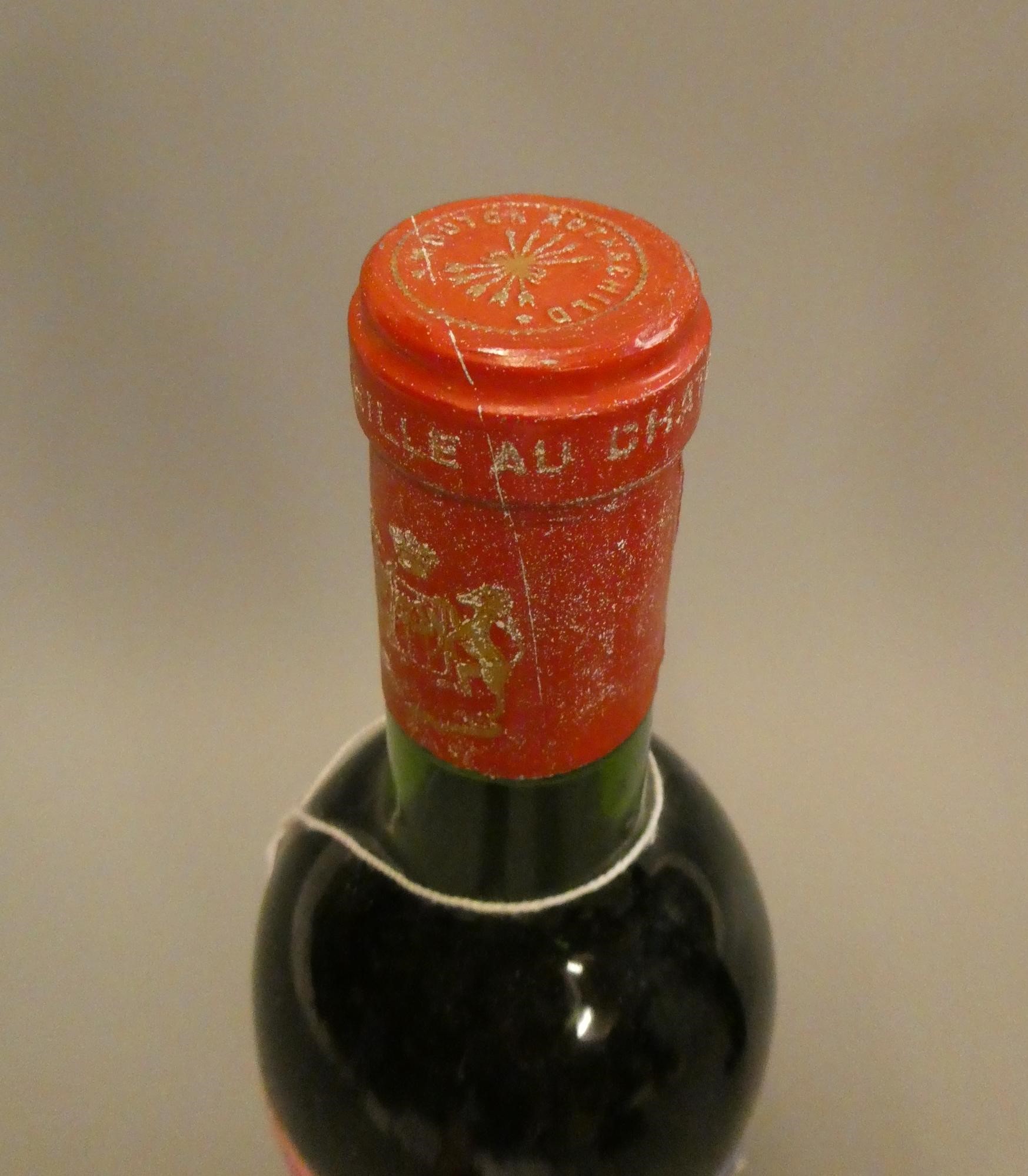 1 bottle Chateau Mouton Rothschild, 1970, Reserve du Chateau Marquees (Est. plus 24% premium inc. Image