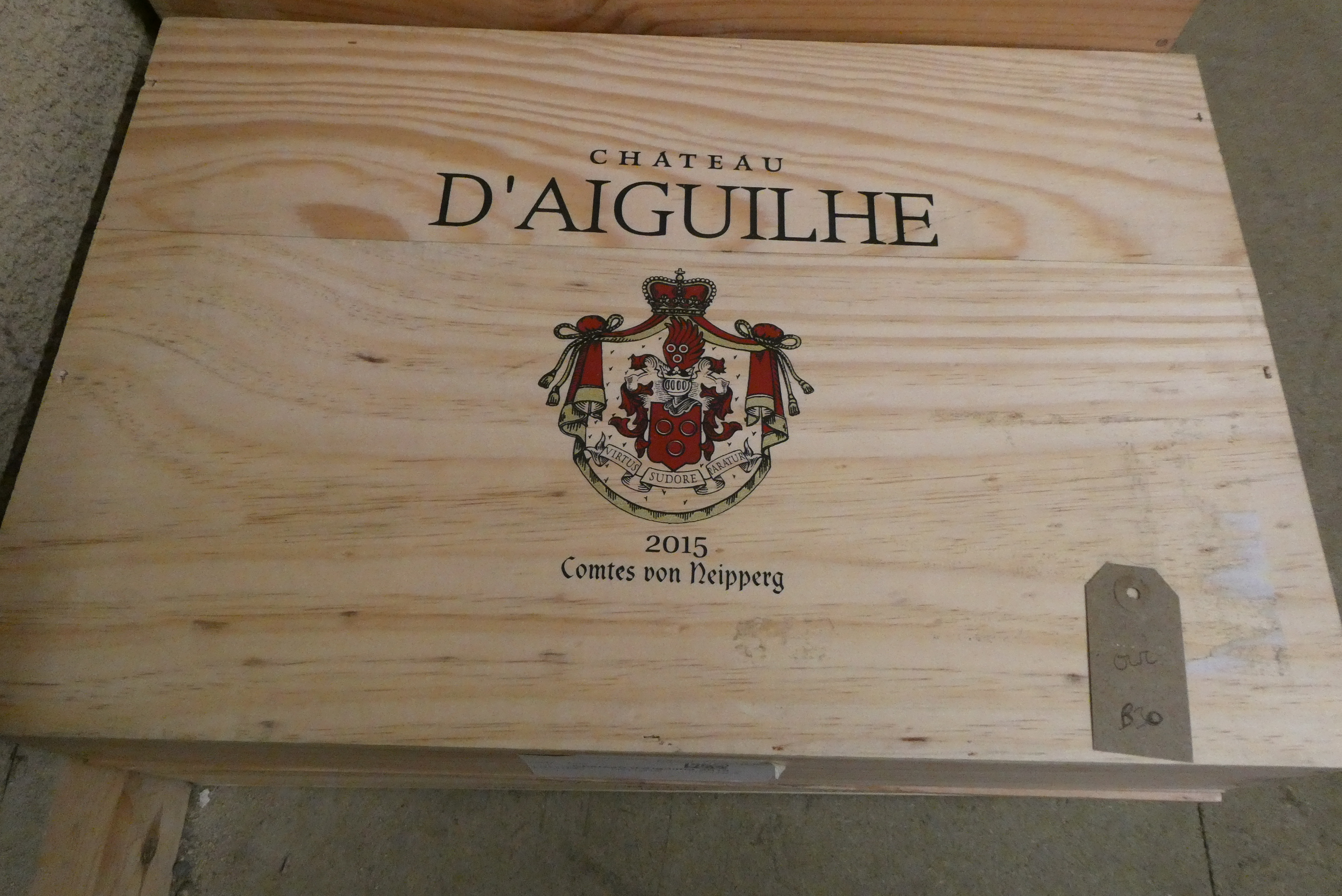 6 bottles Chateau D'Aiguilhe, 2015, Comtes Von Neipperg, OWC (Est. plus 24% premium inc. VAT) Image